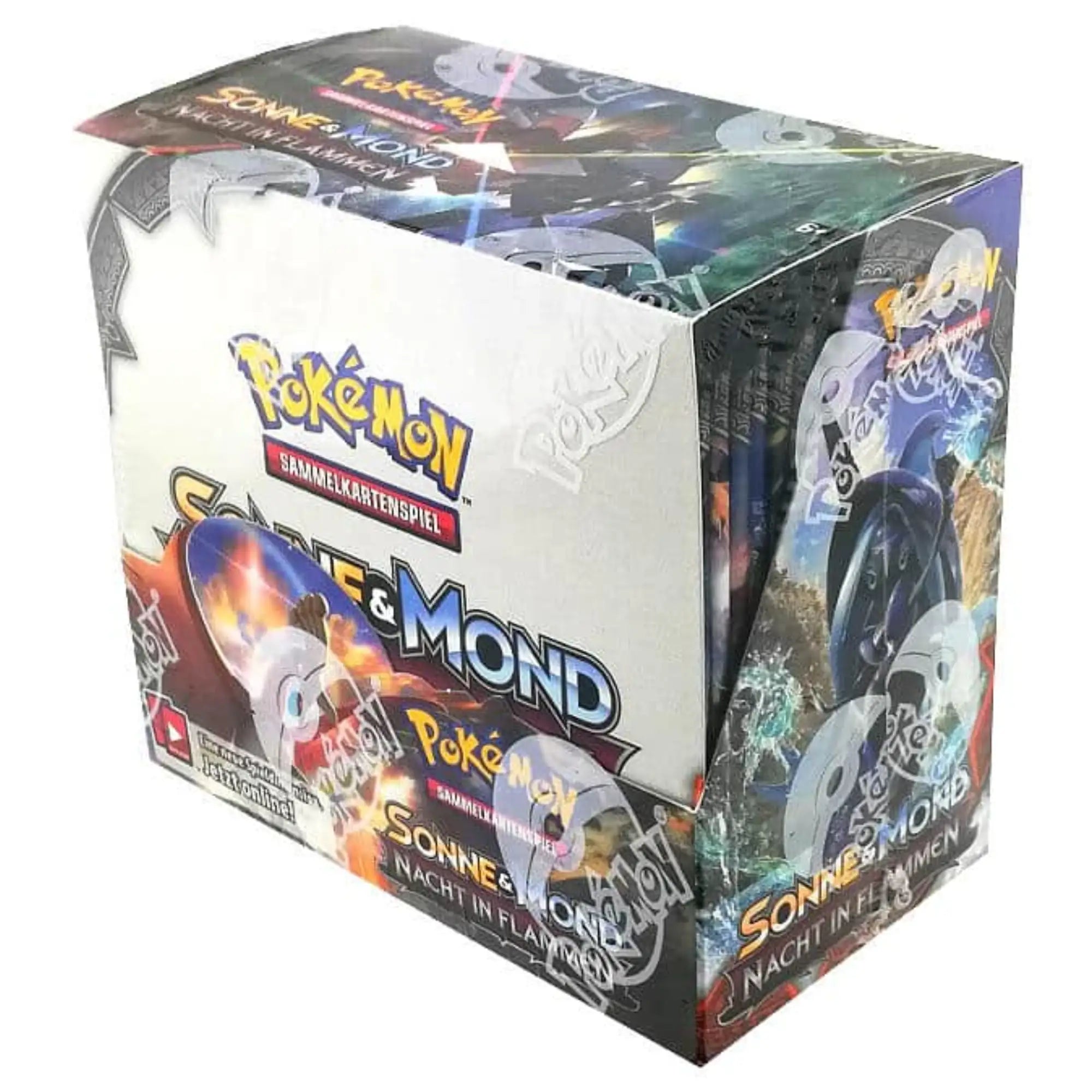 Pokémon - Sonne & Mond: Nacht in Flammen Booster Display - DE