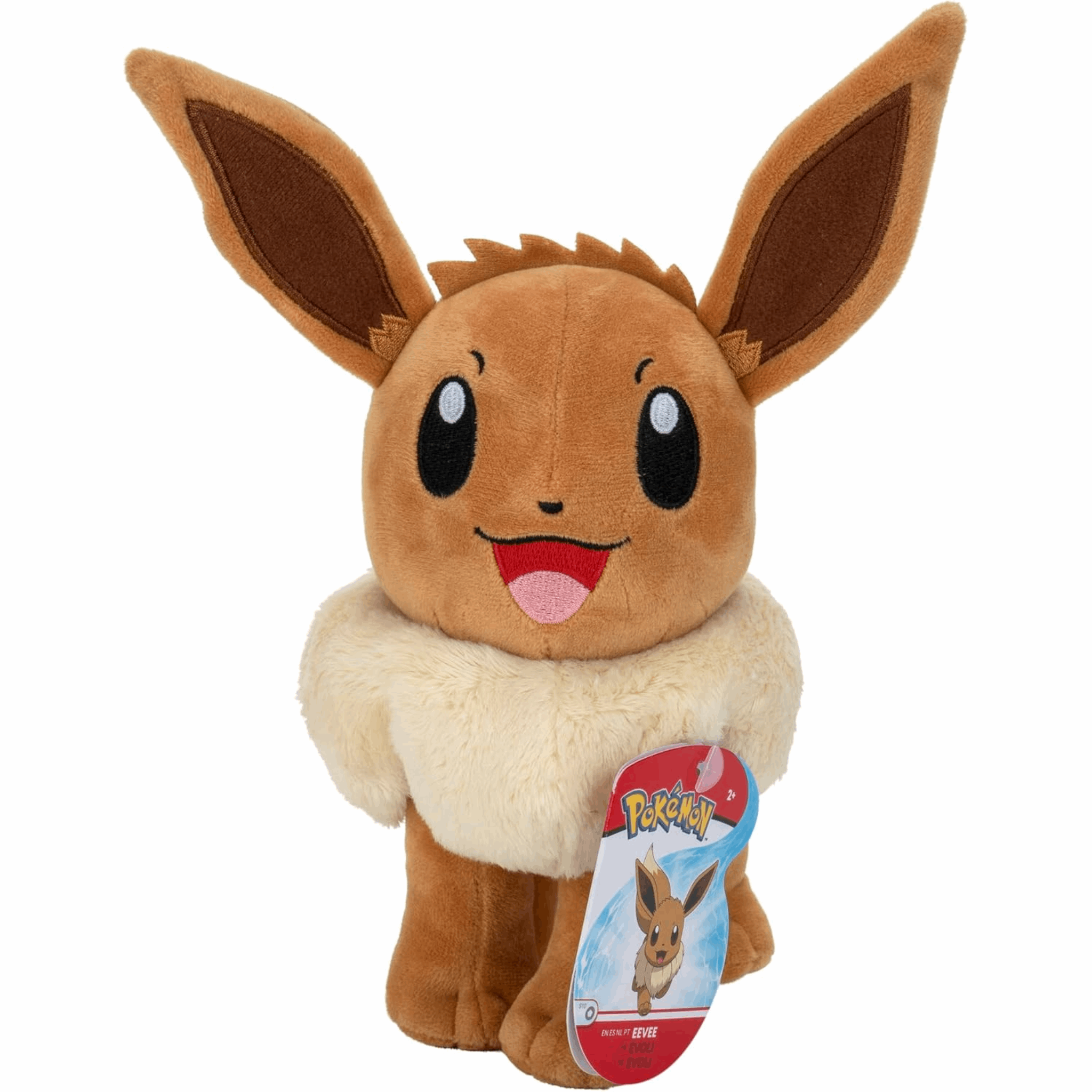 Pokémon – Evoli (Eevee) Plüsch 20 cm (Jazwares)