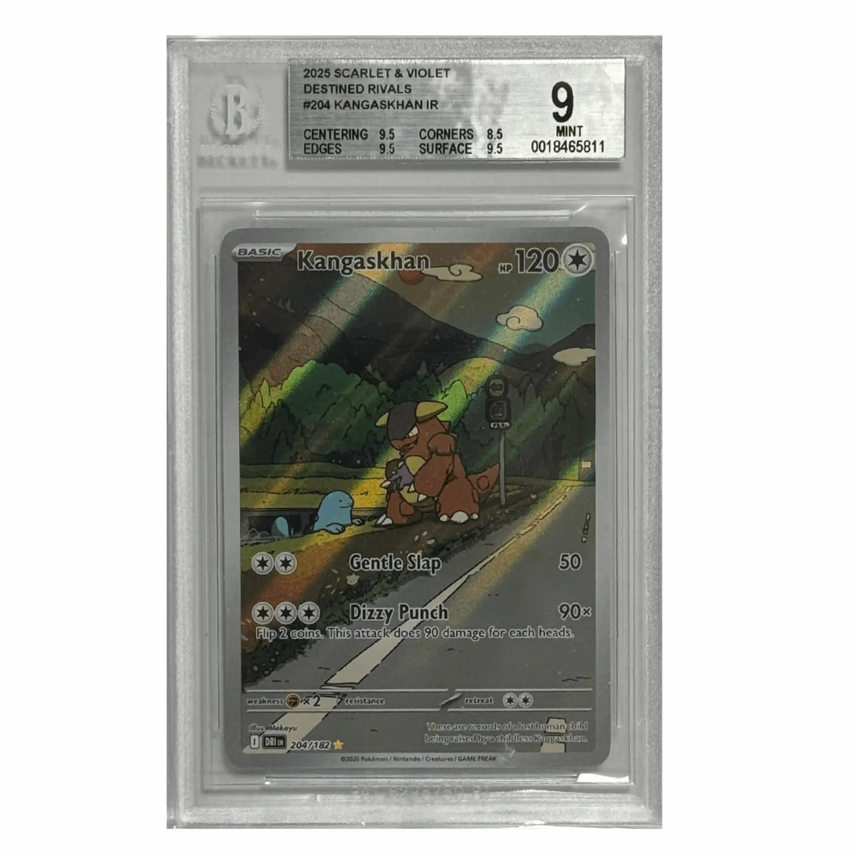Pokémon – Kangaskhan IR #204 (Destined Rivals) – BGS 9 Mint