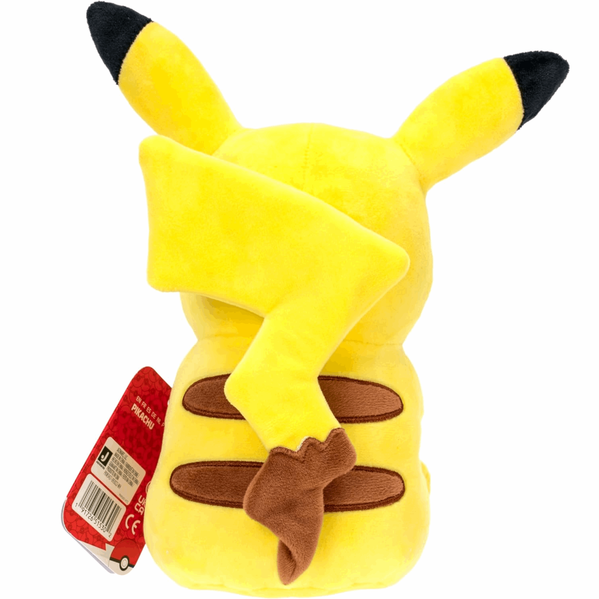 Pokémon – Kanto Pikachu Plüsch 20 cm (Jazwares) Rückansicht