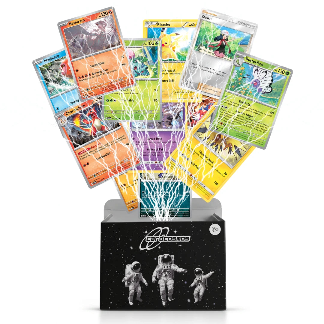 Pokémon Karten Set Englisch – 50 Karten inkl. 6 Holo + 100 Kartenhüllen
