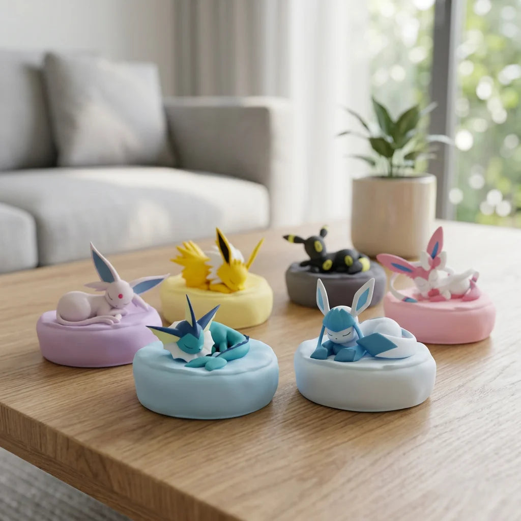 Pokémon Sleeping Eeveelutions Series Blind Box – Evoli & Entwicklungen Sammelfigur