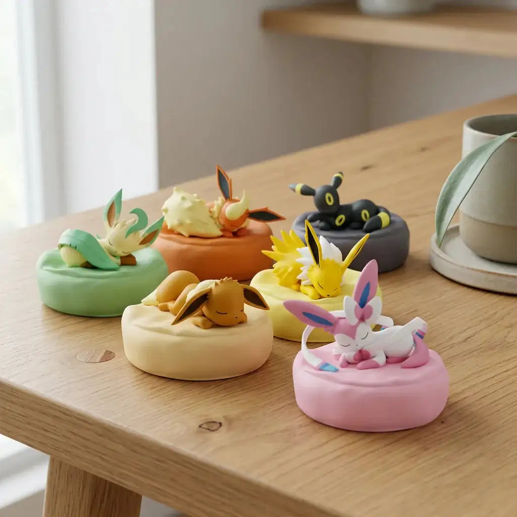 Pokémon Sleeping Eeveelutions Series Blind Box – Evoli & Entwicklungen Sammelfigur