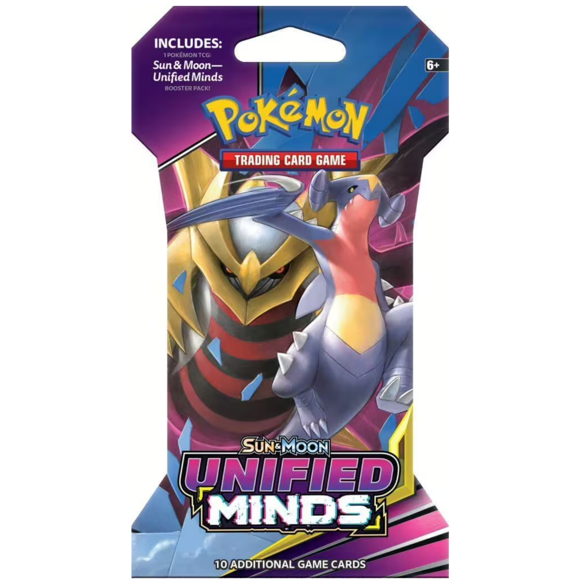 Pokémon Unified Minds Sleeved Booster Englisch mit Mewtu Mew GX Tag Team Karten
