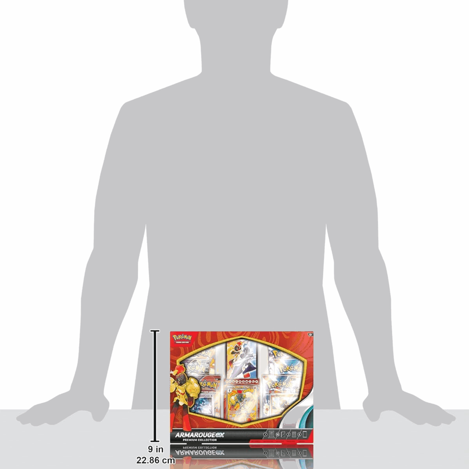 Pokémon - Armarouge ex Premium Collection - EN - cardcosmos Größe