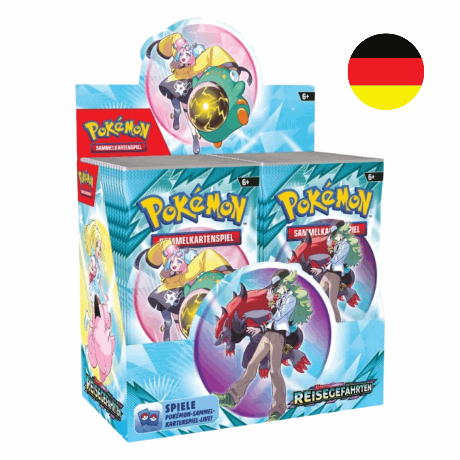Pokémon - Karmesin & Purpur: Reisegefährten Booster Display - DE - cardcosmos