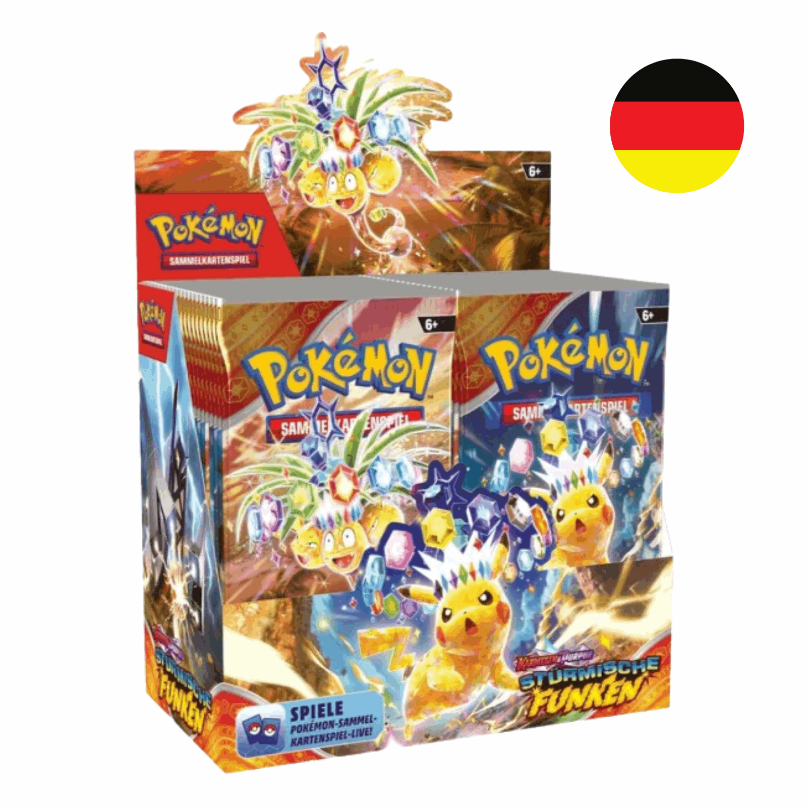 Pokémon - Karmesin & Purpur - Stürmische Funken - Booster Display - DE - cardcosmos