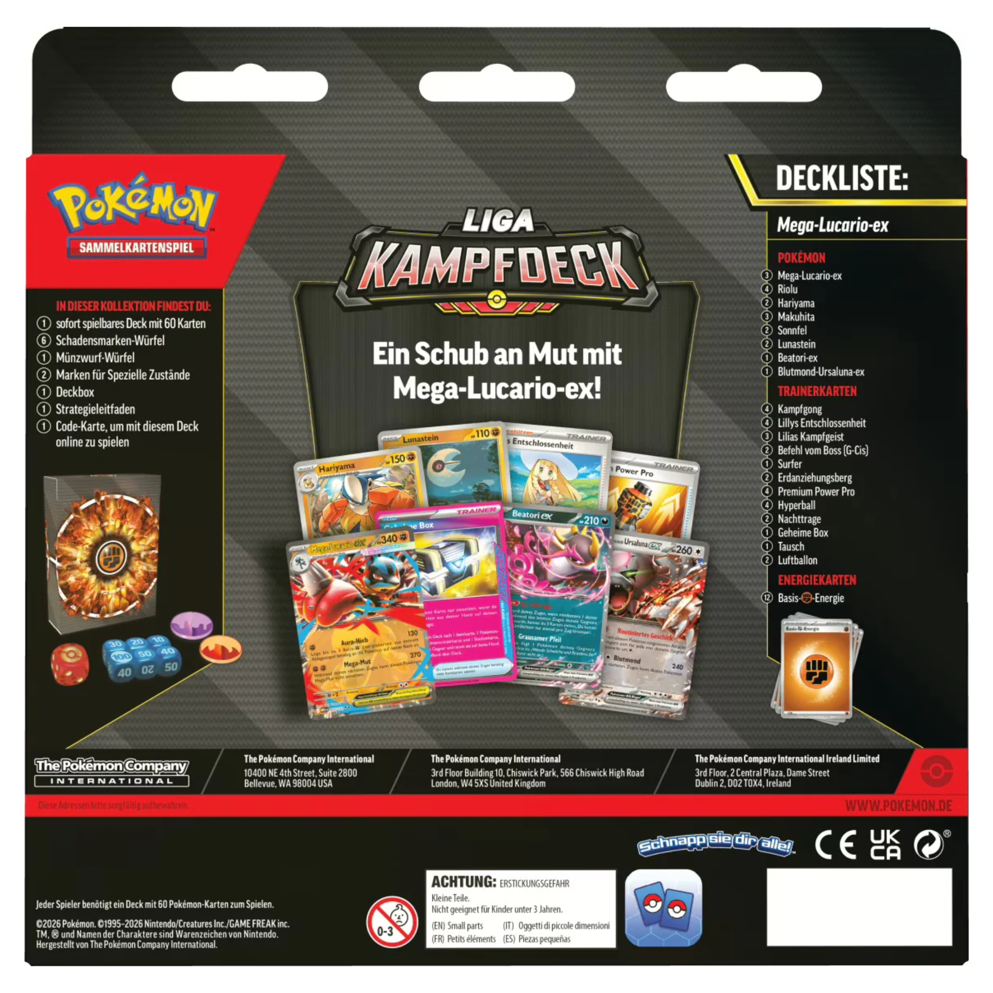 Pokémon - Mega Evolution: Mega Lucario ex League Battle Deck - EN