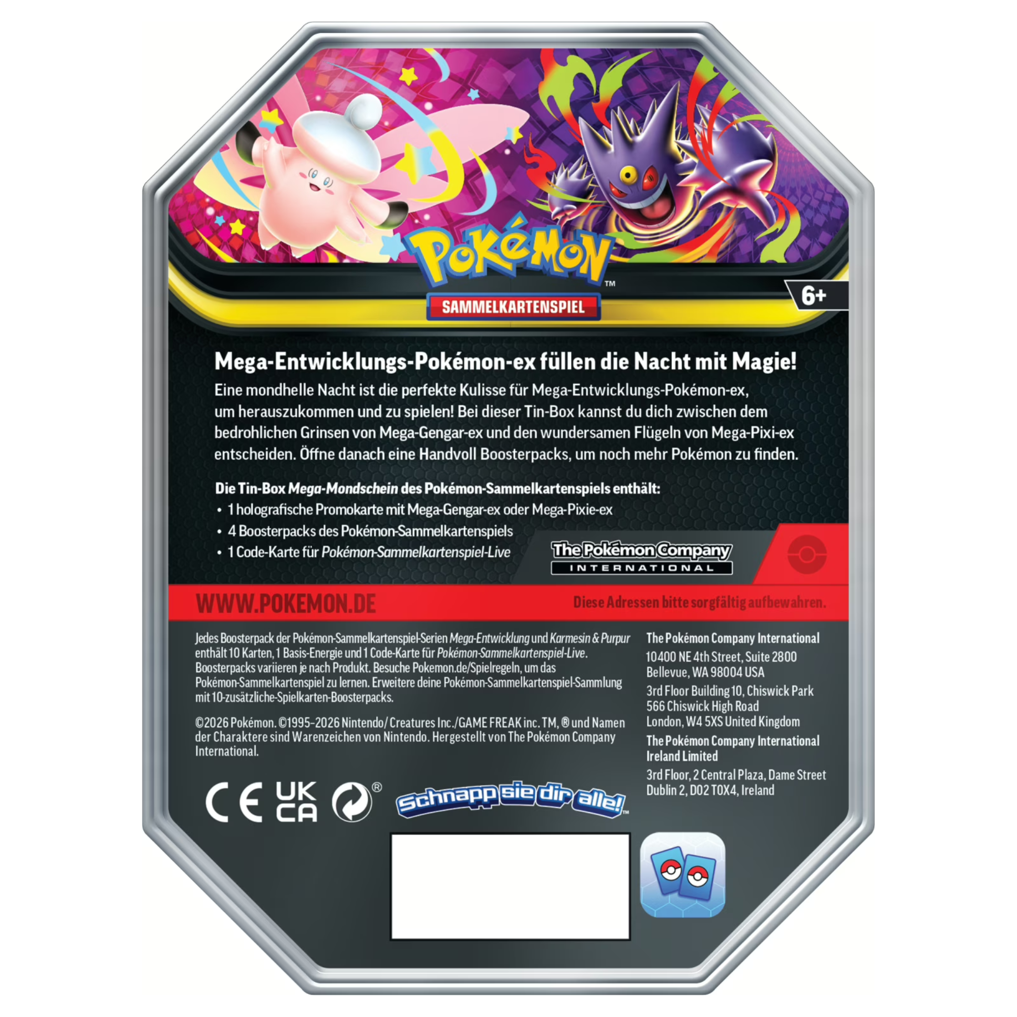 Pokémon - Mega-Entwicklung Tin Box #129 Mega-Pixi - DE