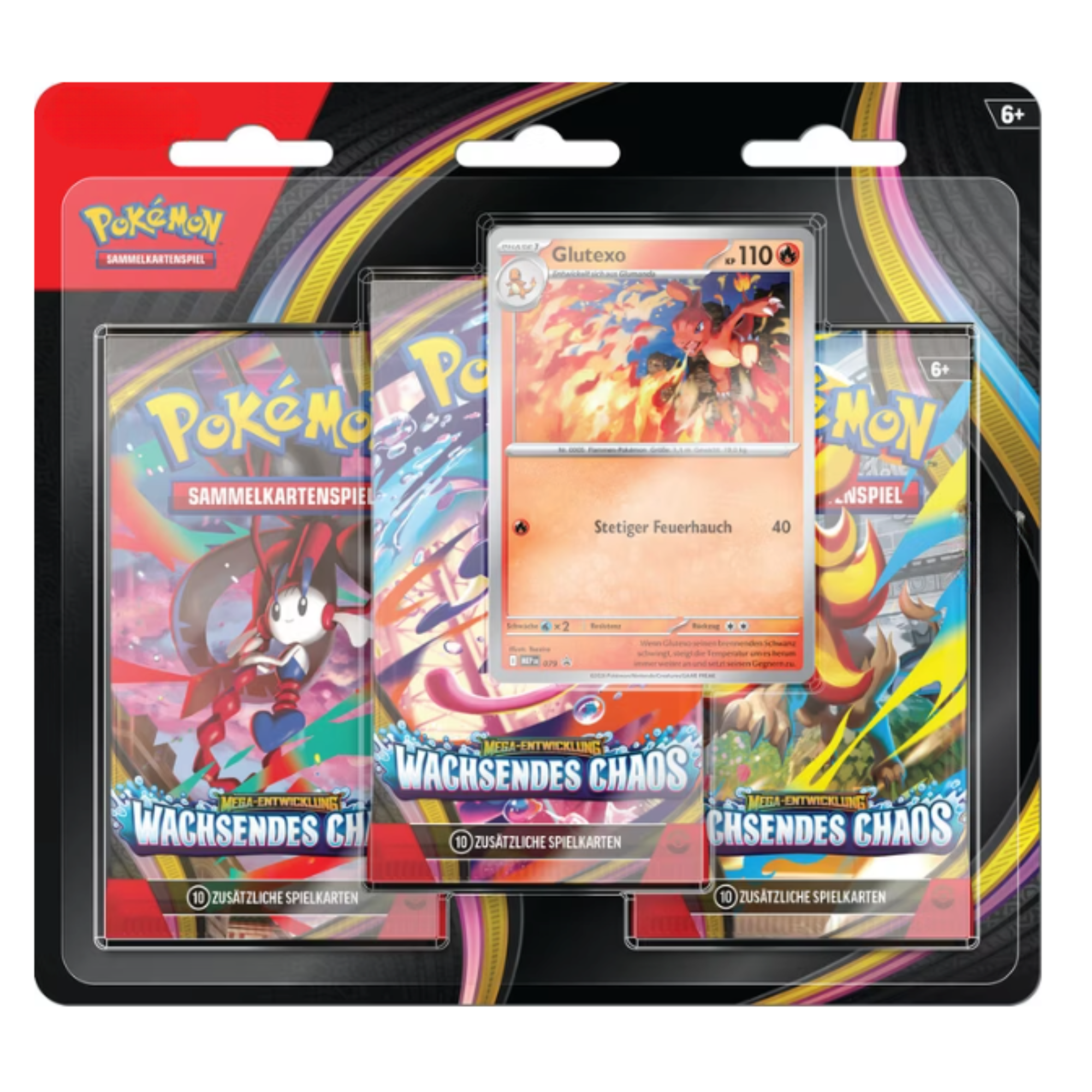 Pokémon - Mega Evolution: Growing Chaos 3-Pack Blister Charmeleon - EN