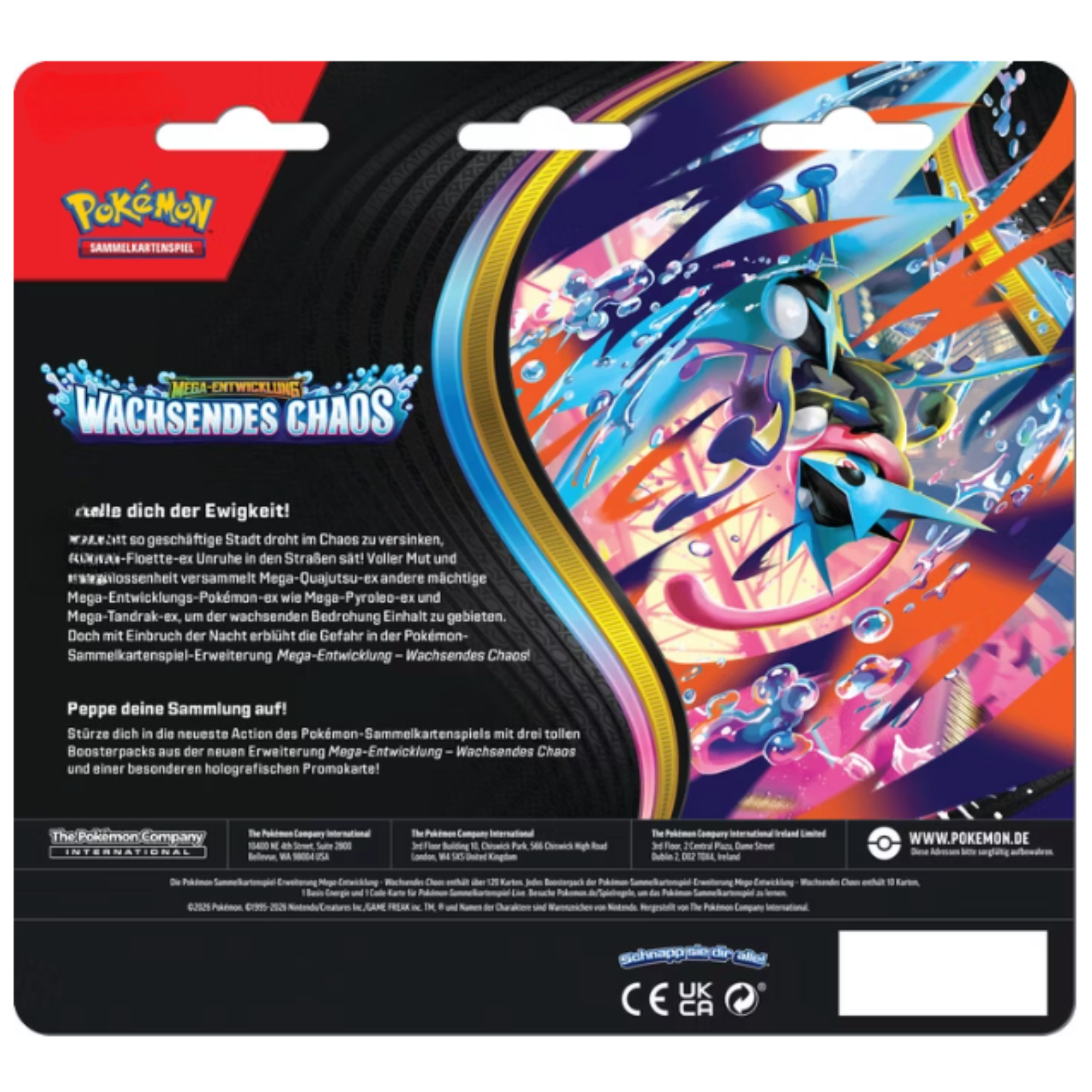 Pokémon - Mega Evolution: Growing Chaos 3-Pack Blister Charmeleon - EN