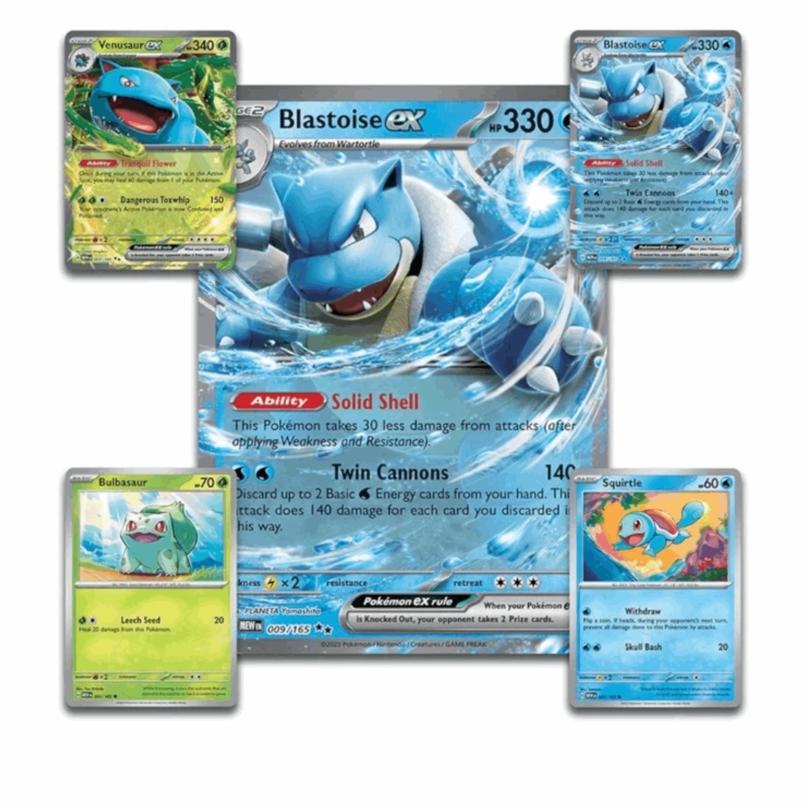Pokémon - Scarlet & Violet - 151 Blooming Waters Premium Collection Box - EN - cardcosmos Karten