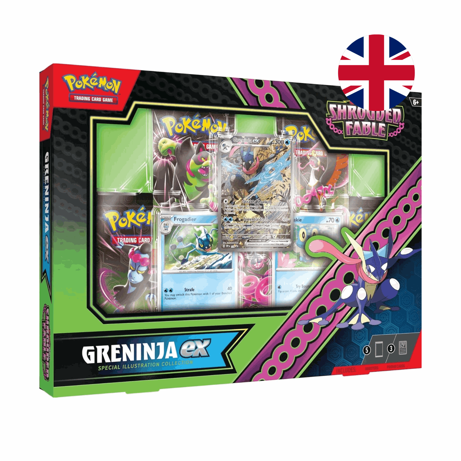 Pokémon - Shrouded Fable Greninja ex Special Collection Box - EN - cardcosmos