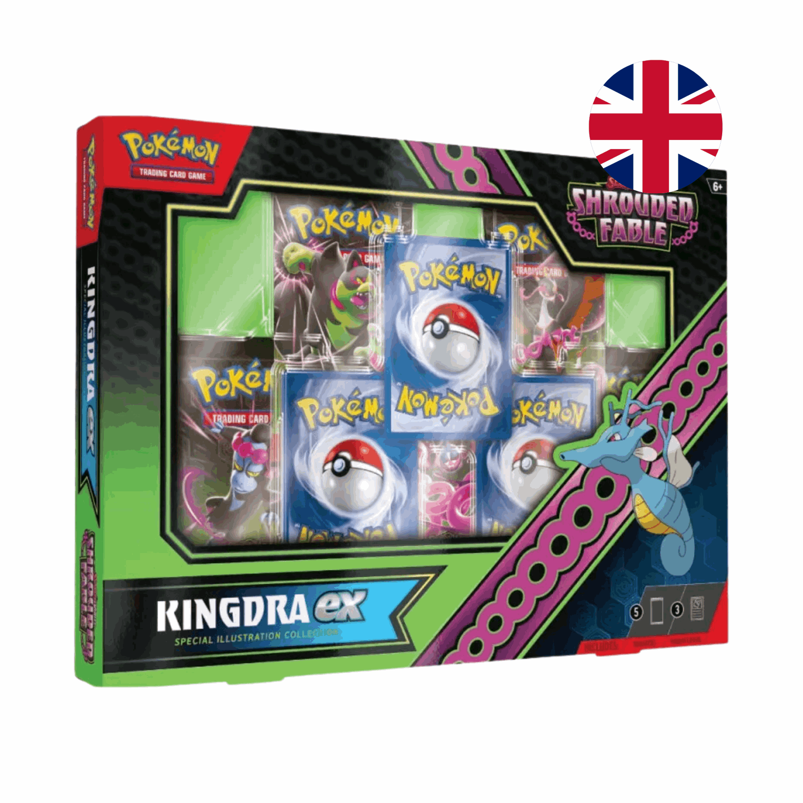 Pokémon - Shrouded Fable Kingdra ex Special Collection Box - EN - cardcosmos