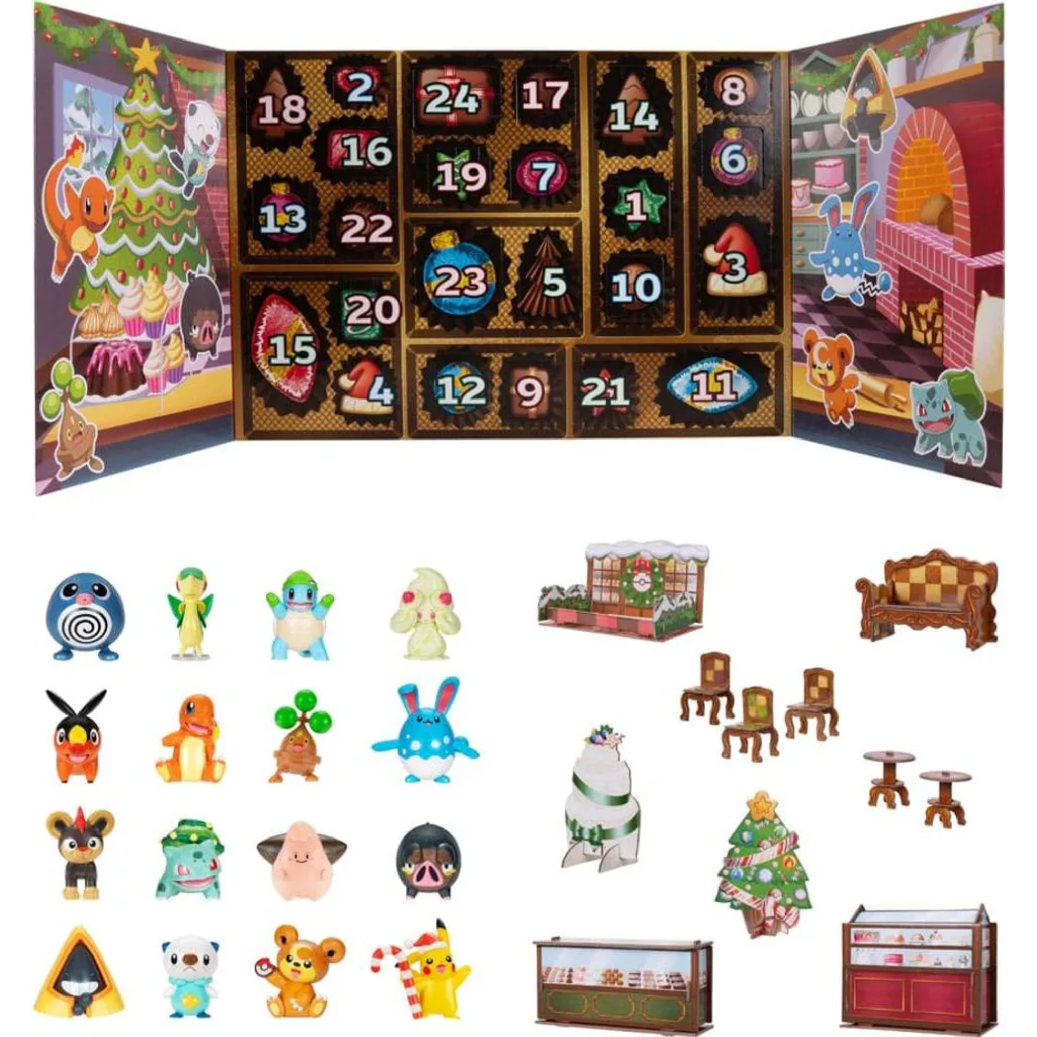 Pokémon - Holiday Figures Calendar - EN