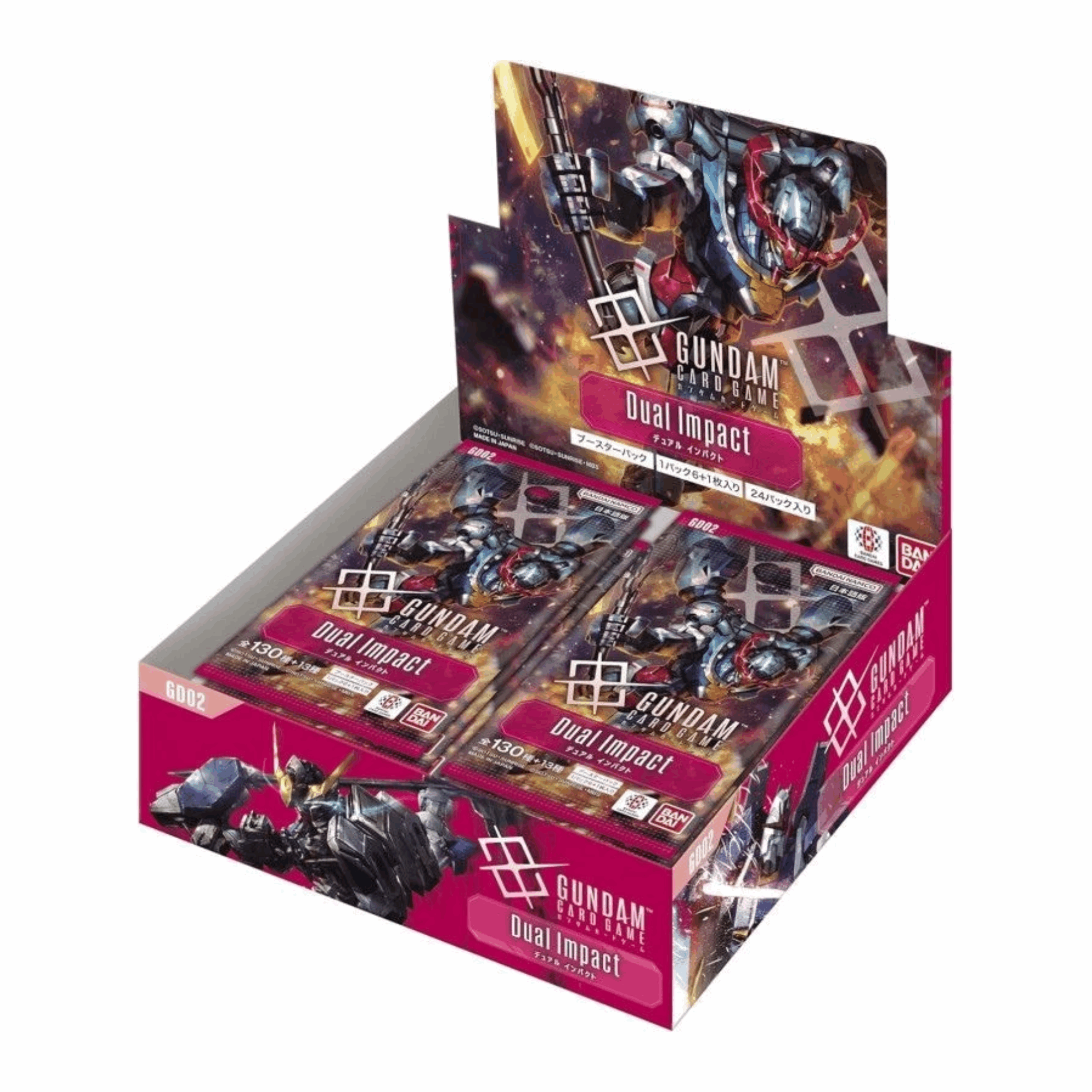 Gundam - Dual Impact GD02 Booster Display - EN