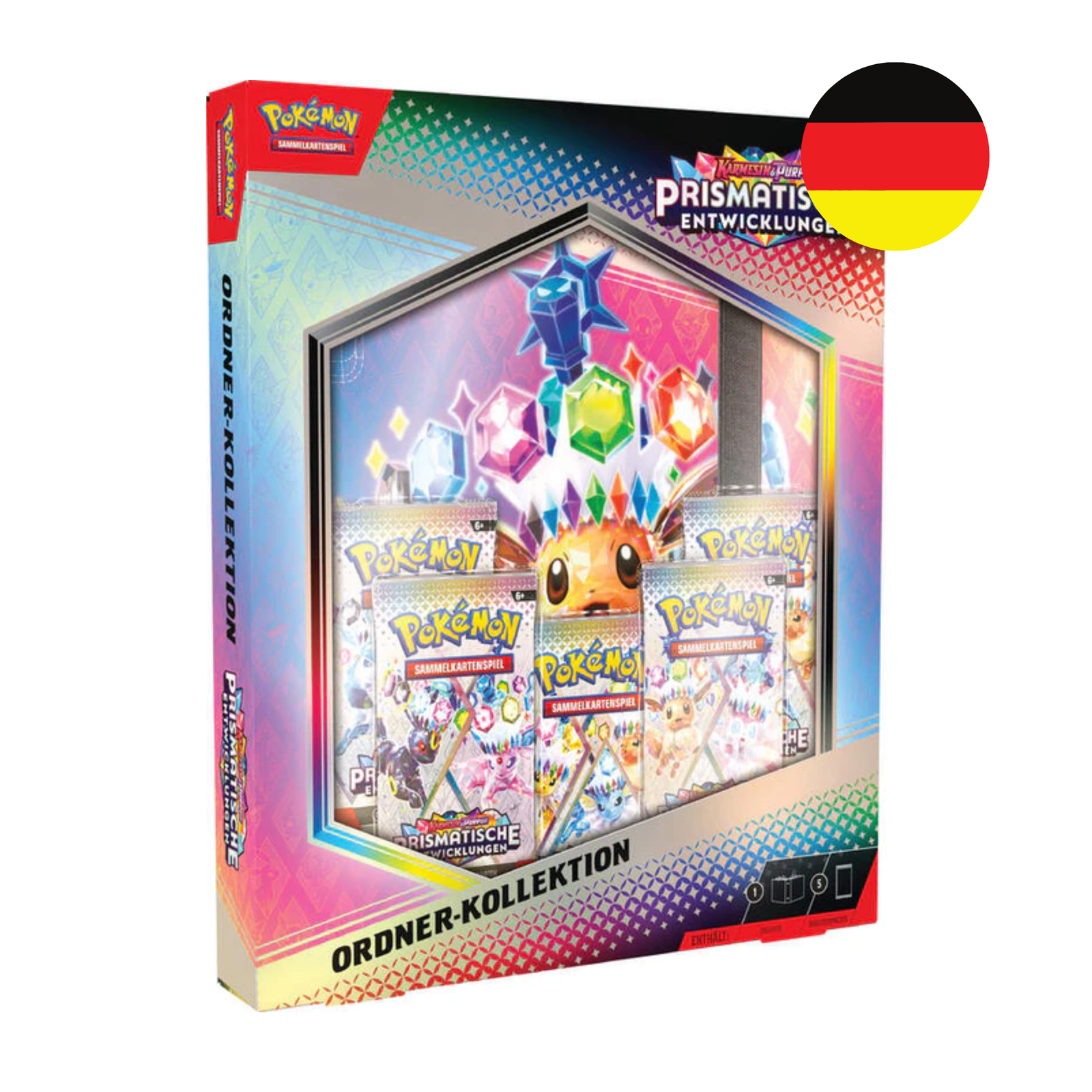 Pokémon - Karmesin & Purpur - Prismatische Entwicklungen Ordner-Kollektion - DE - cardcosmos