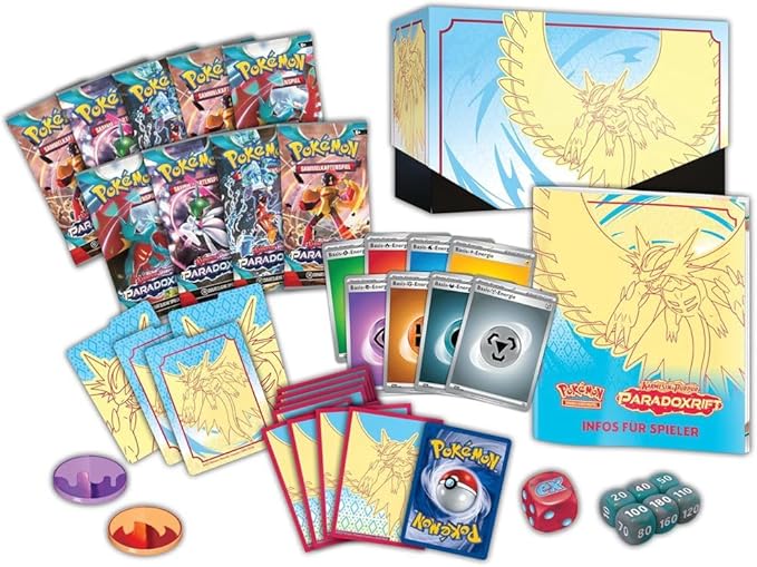 Pokémon - Karmesin & Purpur: Paradox Rift Donnersichel Top Trainer Box - DE - cardcosmos
