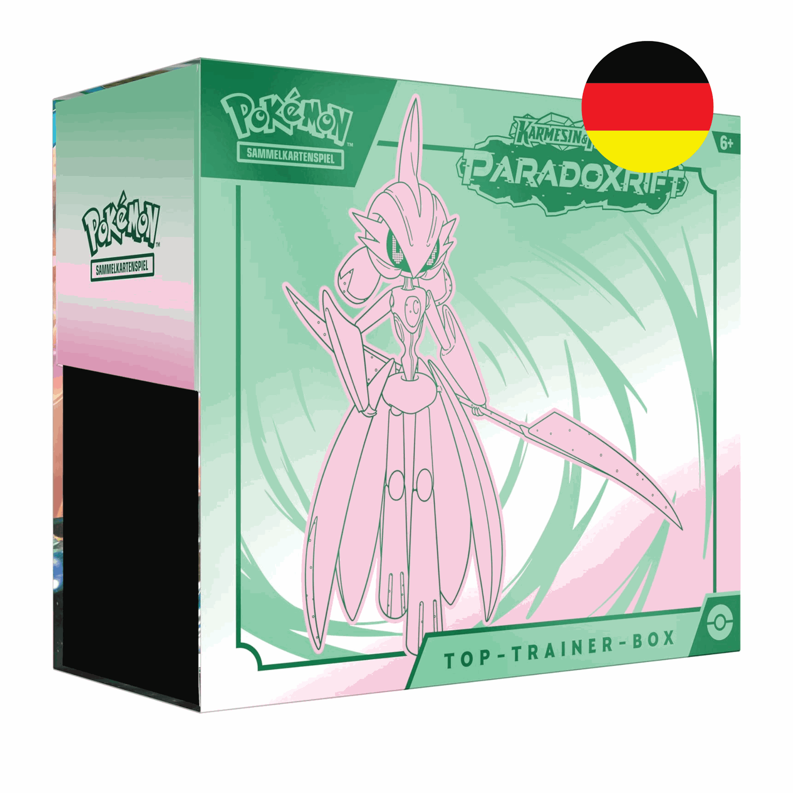 Pokémon - Karmesin & Purpur: Paradox Rift Eisenkrieger Top Trainer Box - DE - cardcosmos