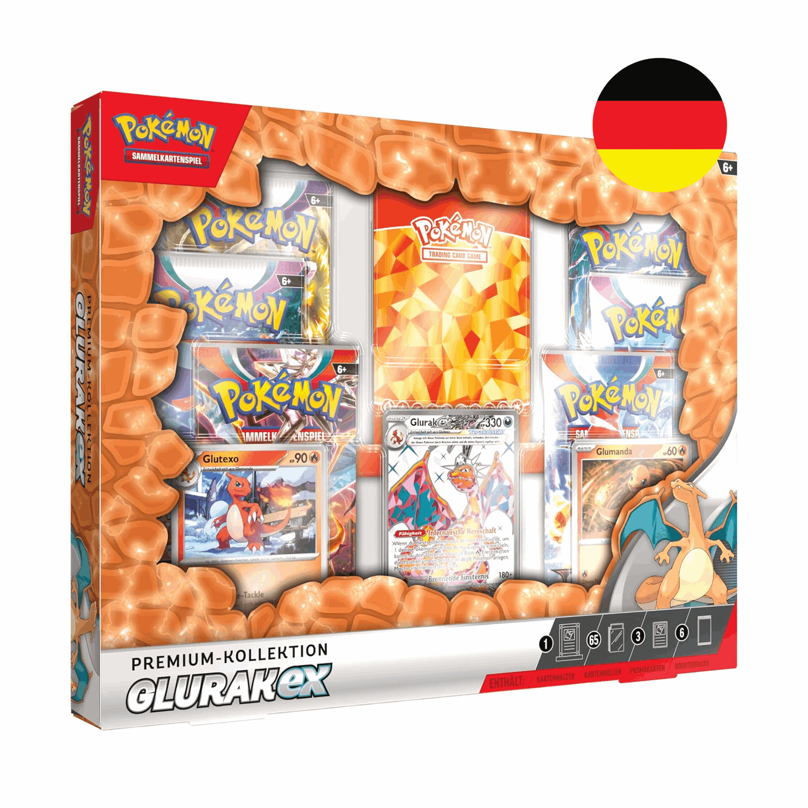 Pokémon - Premium-Kollektion - Glurak-ex - DE - cardcosmos