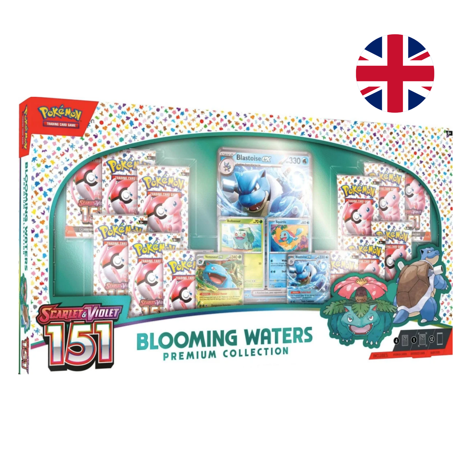 Pokémon - Scarlet & Violet - 151 Blooming Waters Premium Collection Box - EN - cardcosmos