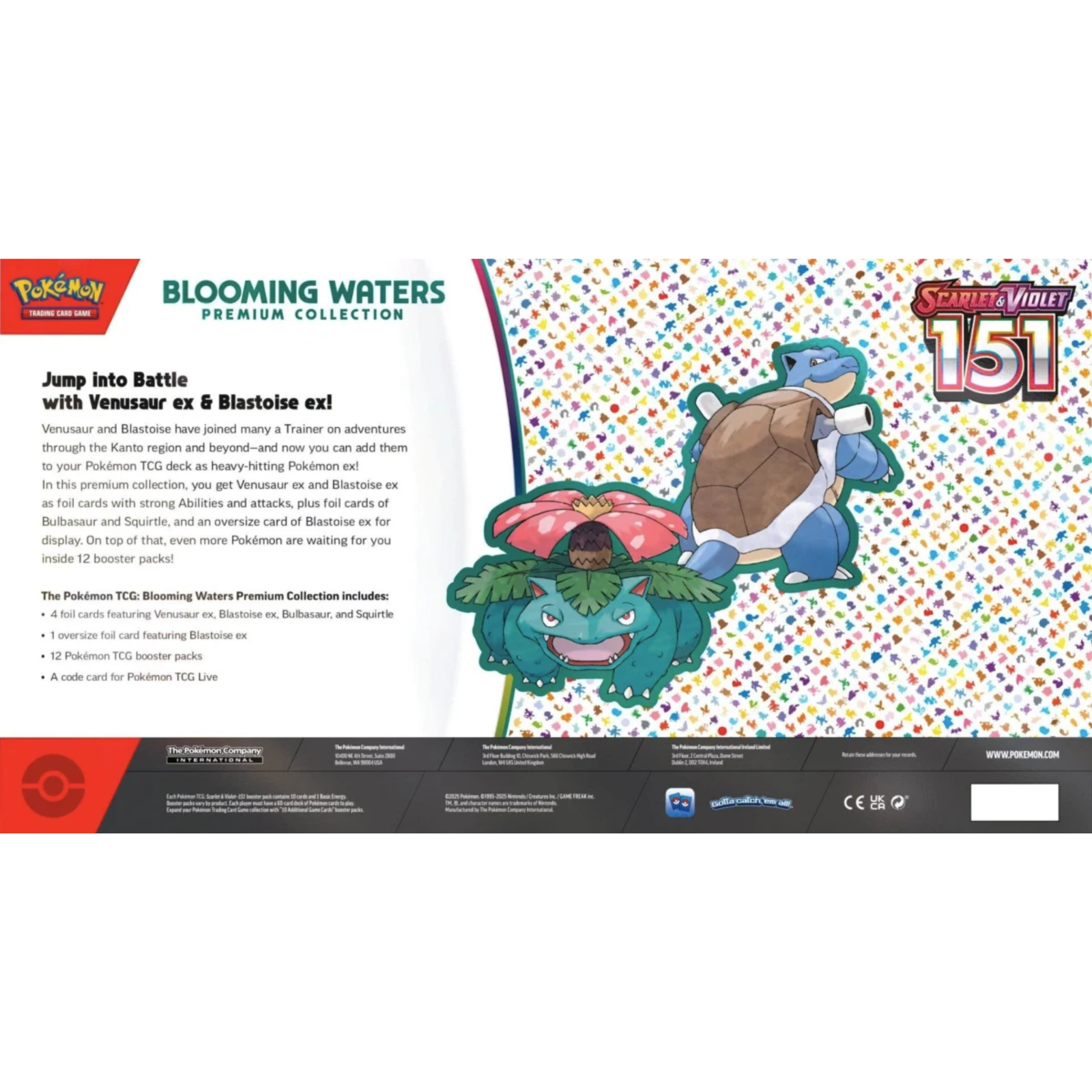 Pokémon - Scarlet & Violet - 151 Blooming Waters Premium Collection Box - EN - cardcosmos