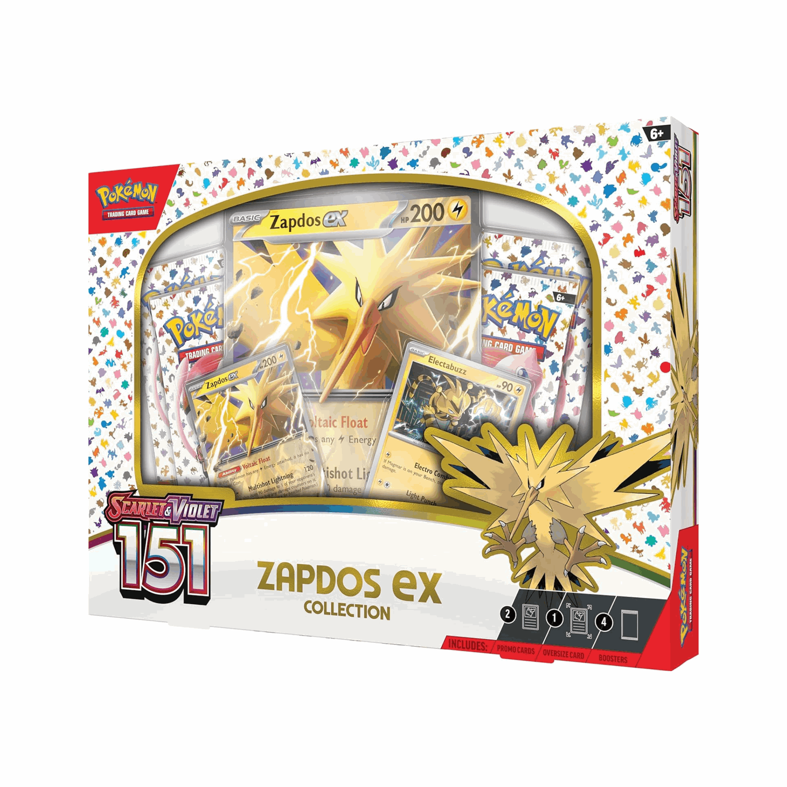 Pokémon  - Scarlet & Violet: 151 Zapdos ex Collection - EN - cardcosmos