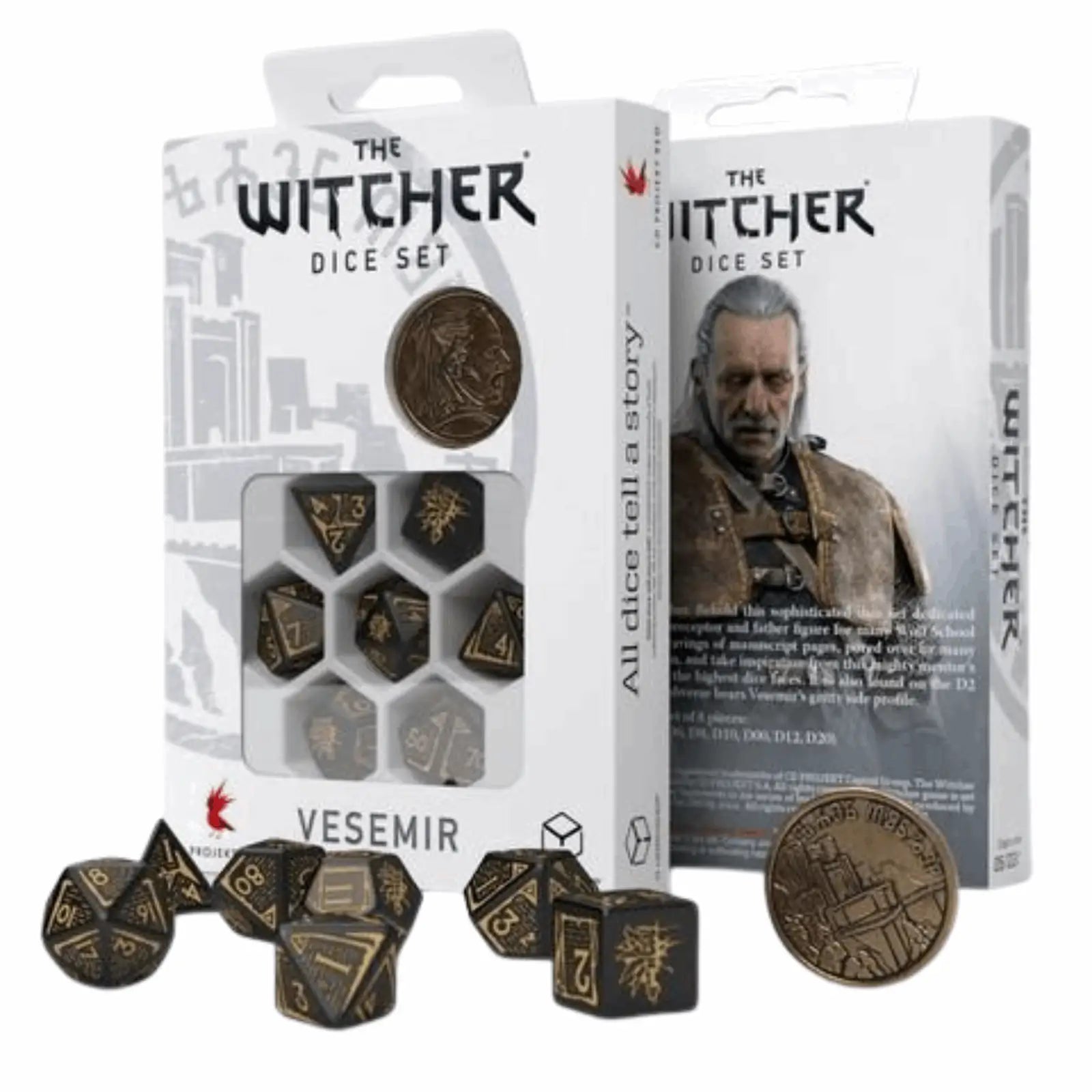 Q Workshop - The Witcher Dice Set: Vesemir - The Sword Master