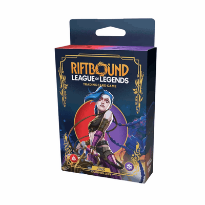 Riftbound: League of Legends - Origins Champion Deck Jinx - EN Deck Vorderansicht
