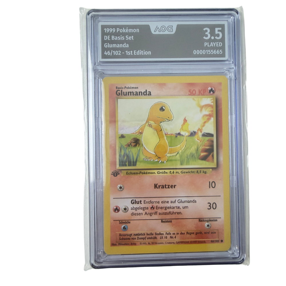 Pokémon - Glumanda #46/102 (Basis Set 1st Edition) – AOG 3.5 Played