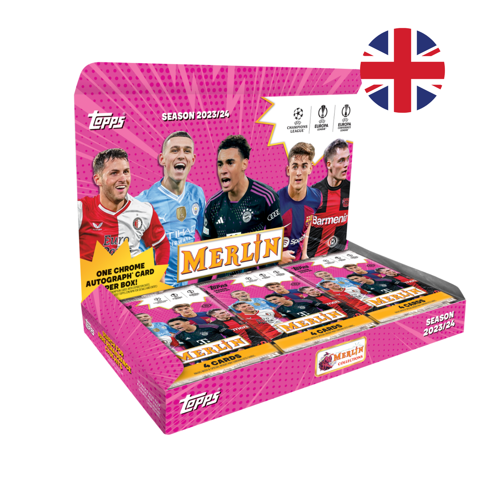 Topps - 2023/24 UCC Merlin - Hobby Box - EN - cardcosmos