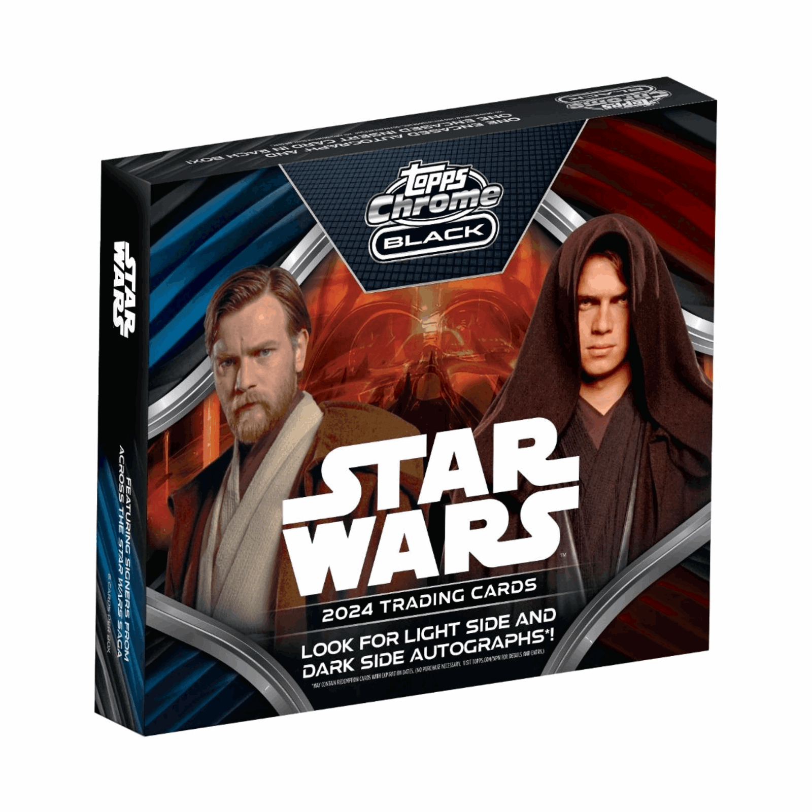 Topps 2024 - Chrome Black Star Wars Hobby Box - EN - cardcosmos