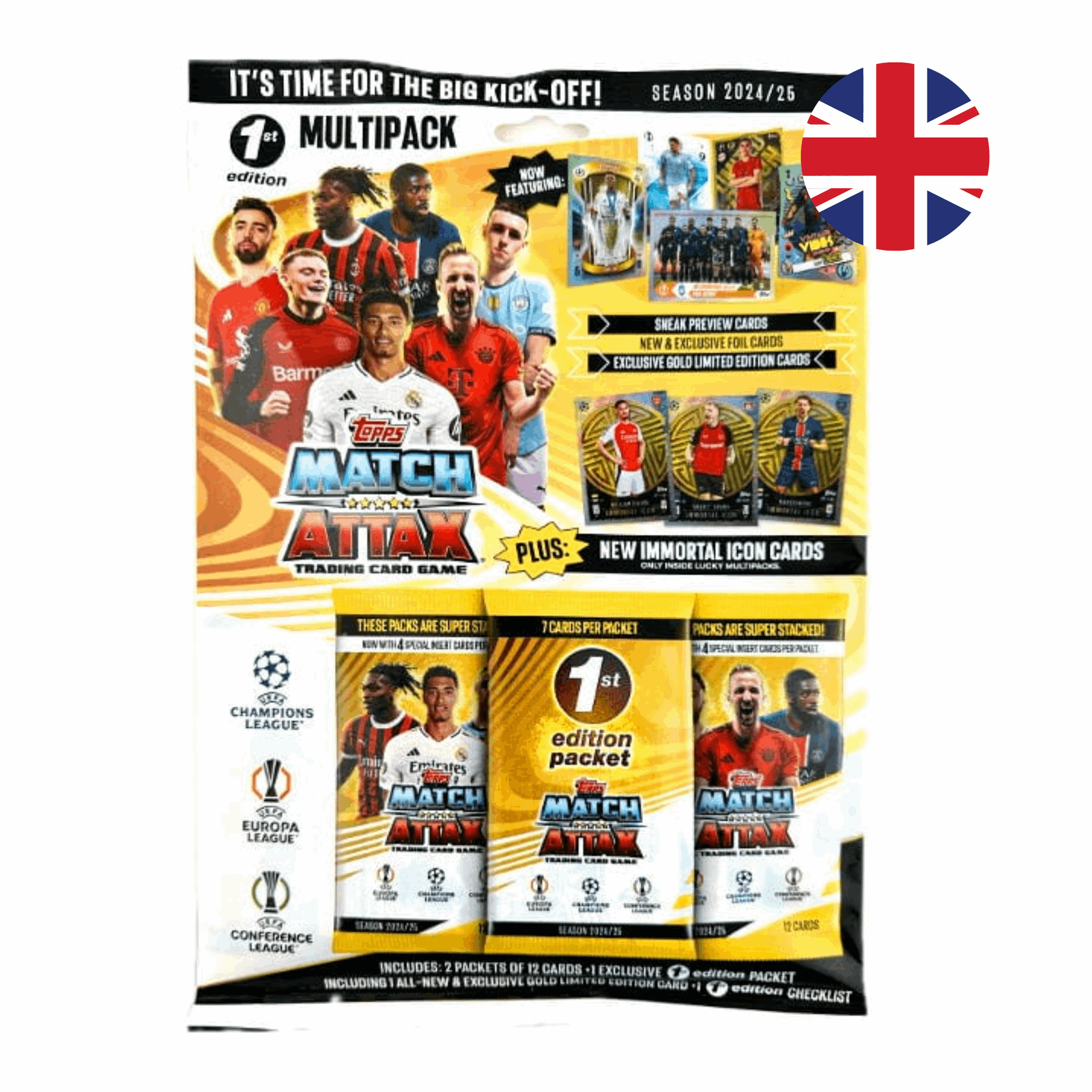 Topps Champions League Match Attax 2024/25 - 1st Edition Multipack - EN - cardcosmos