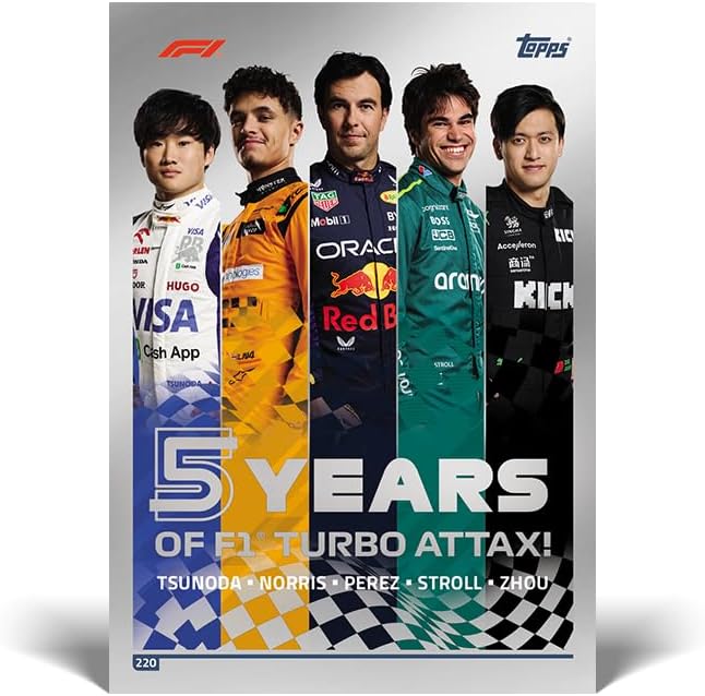 Topps Turbo Attax Formula 1 2024 - Fivefold Tin - EN - cardcosmos