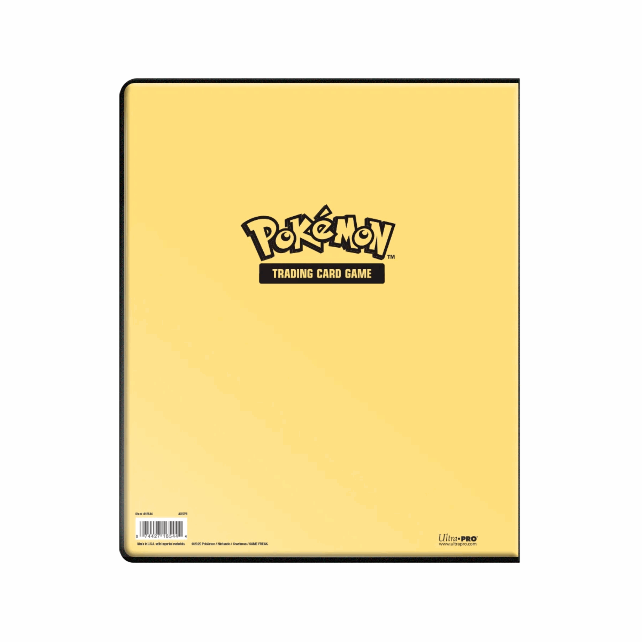 Ultra Pro - Pikachu 9-Pocket Portfolio für Pokémon Rückansicht