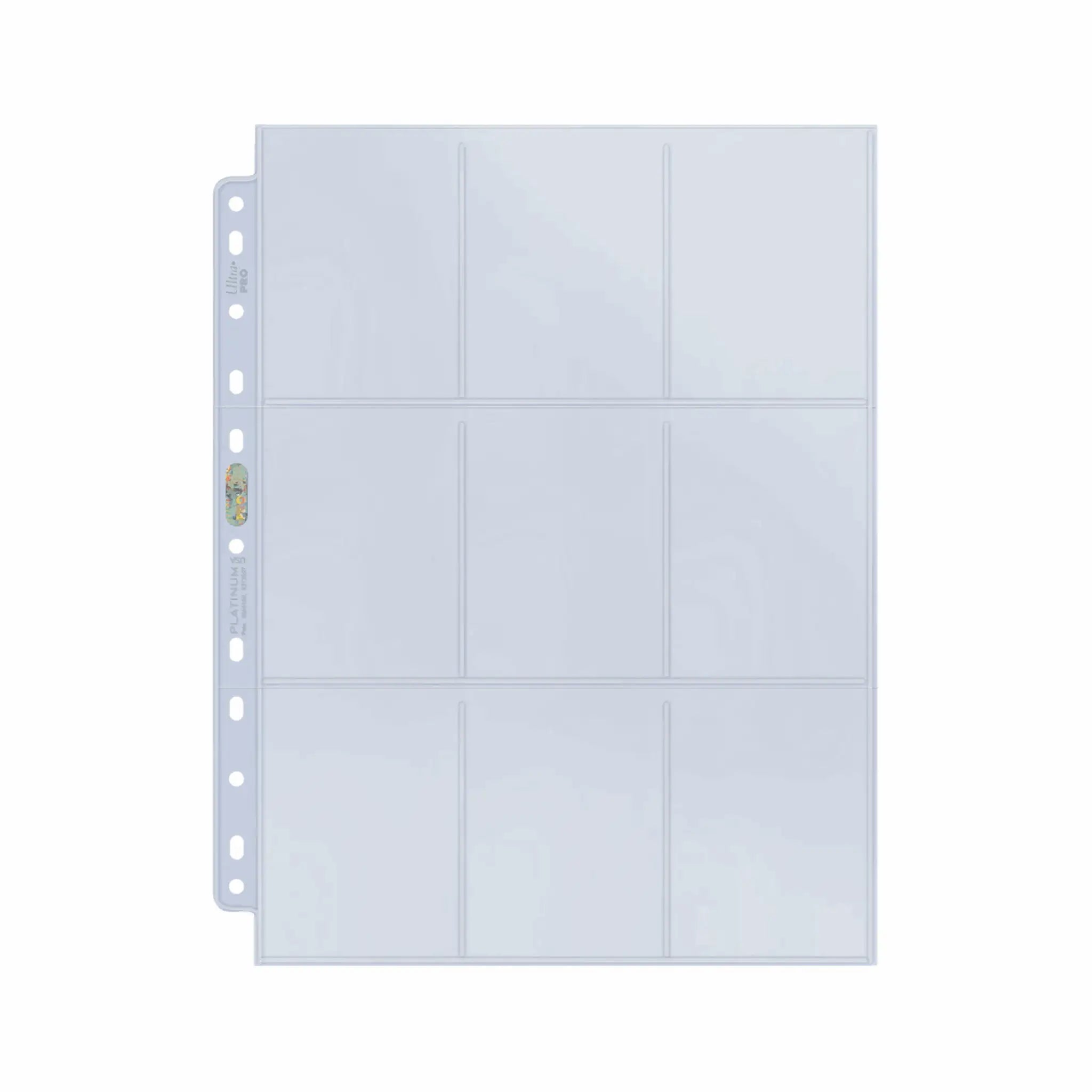 Ultra Pro - Platinum 9-Pocket Pages (11 Hole) Display (100 Pages)