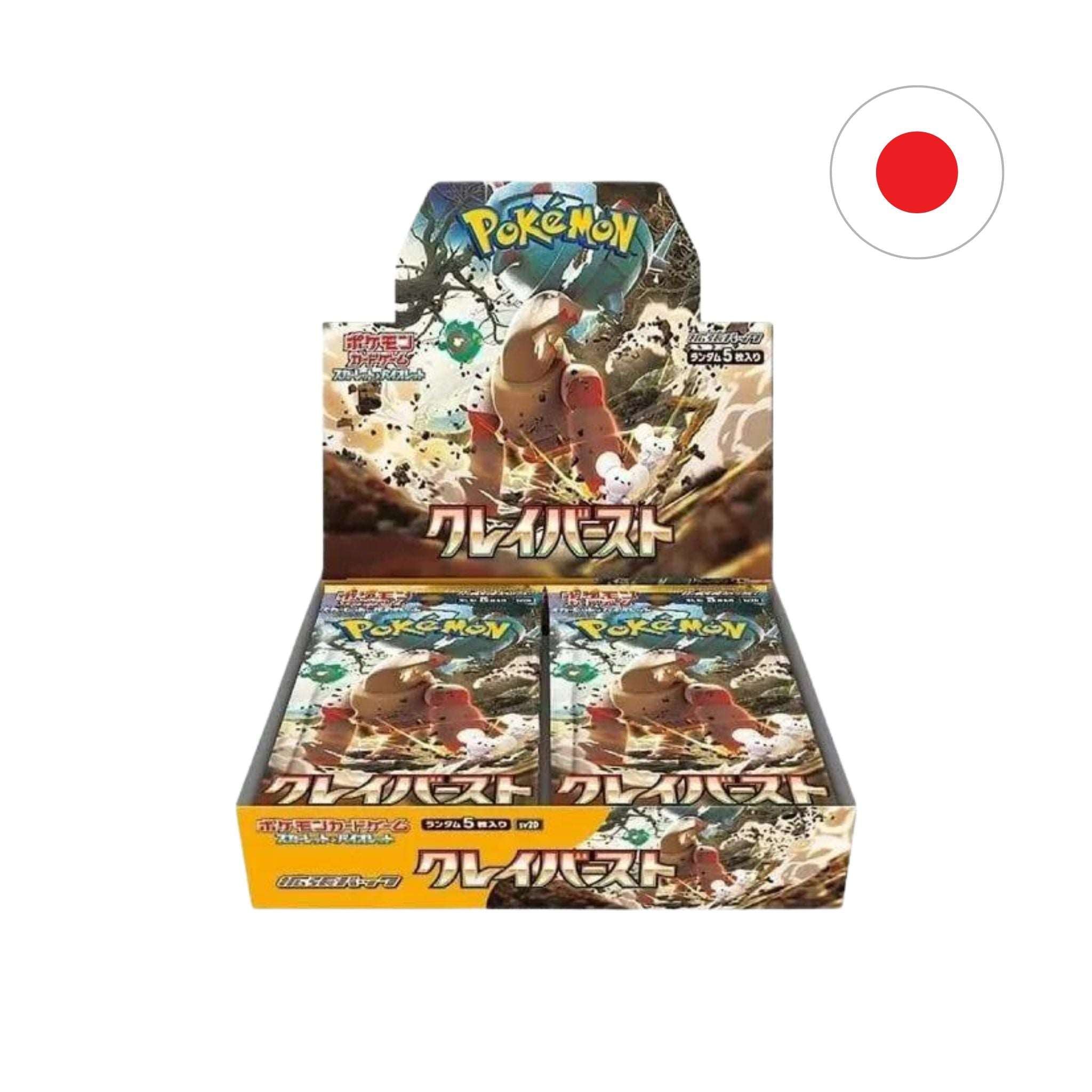 Pokémon - Clay Burst 30er Display - JPN