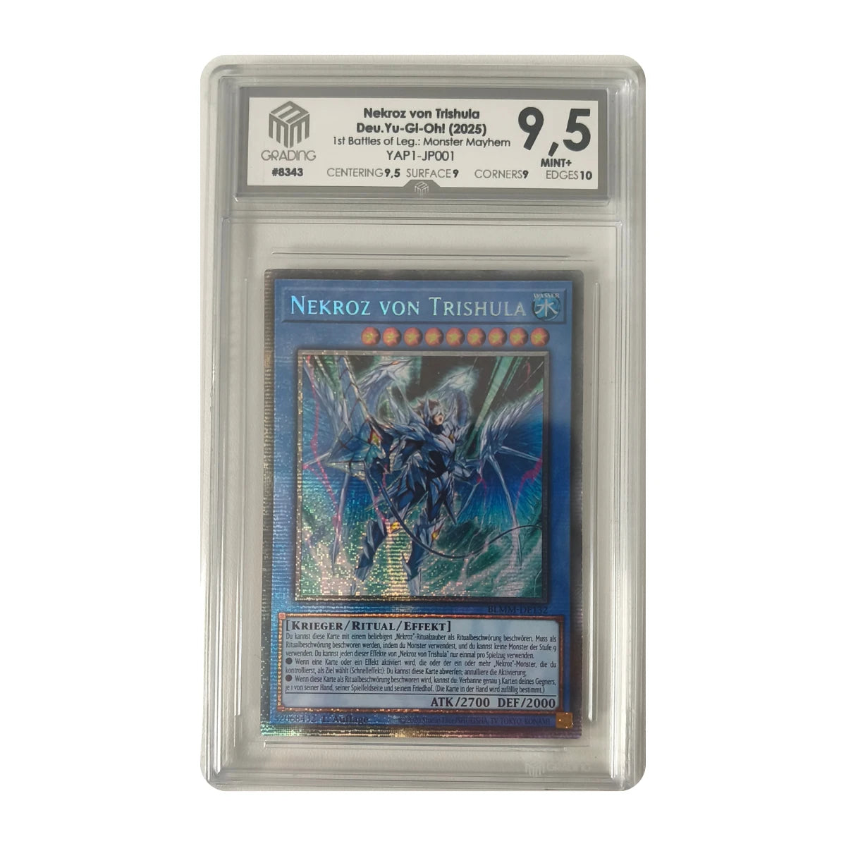 Yu-Gi-Oh! - Nekroz von Trishula BLMM-DE132 (Battles of Legend: Monster Mayhem) – M3G 9.5 Mint+