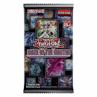 Yu-Gi-Oh! Maze of the Master Booster Pack - DE Booster Vorderseite