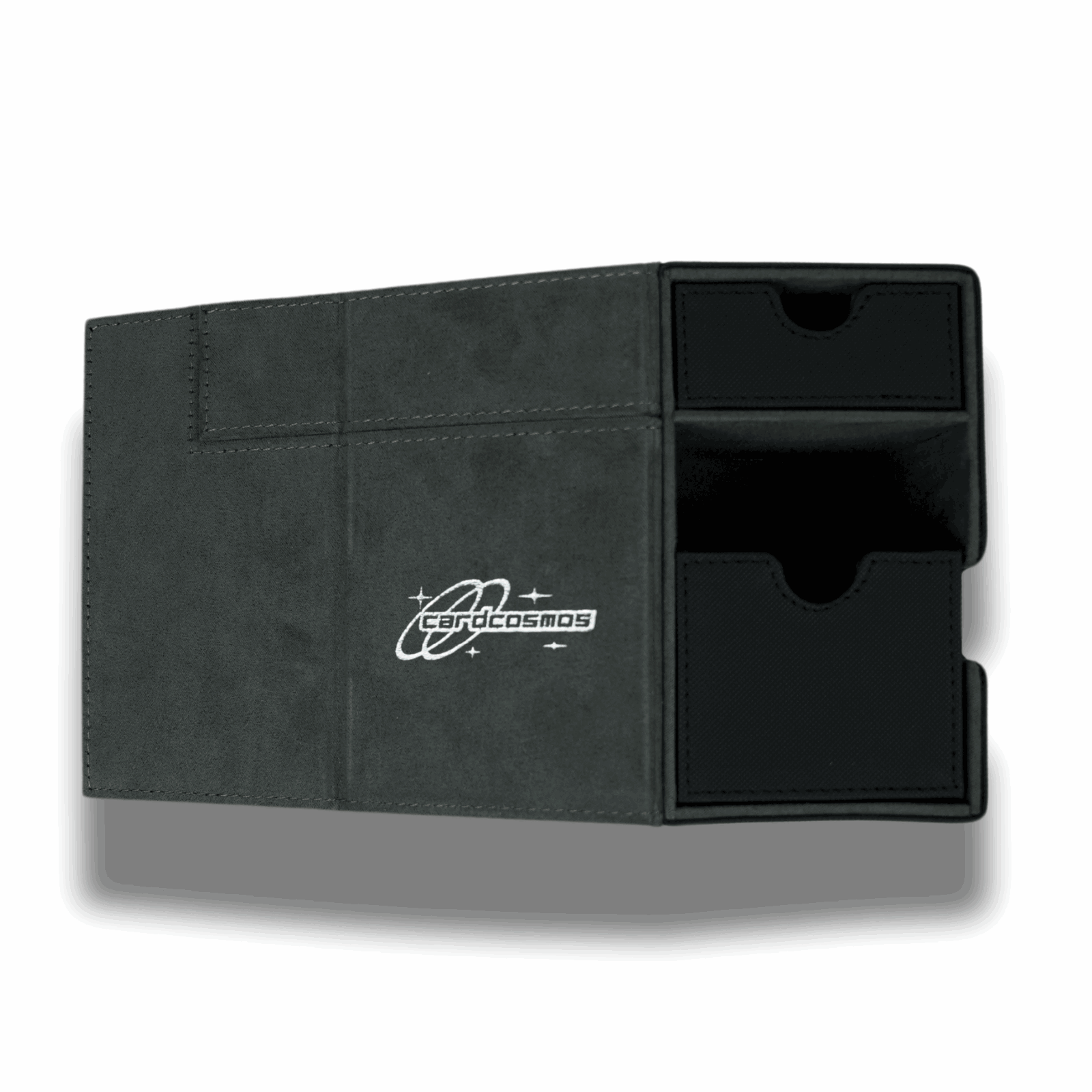 cardcosmos - 100+ Premium Deck Box with Dice Tray - cardcosmos