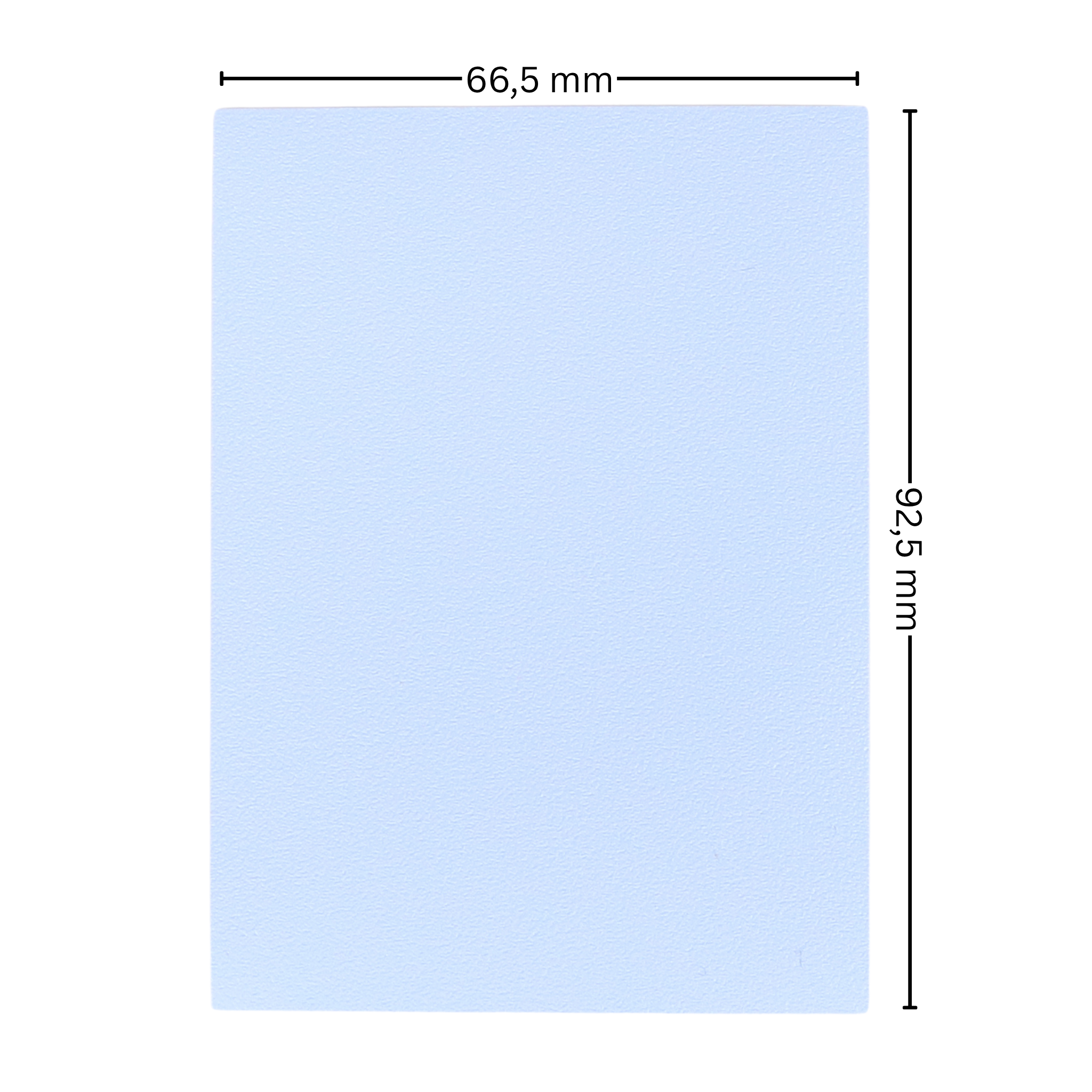 cardcosmos - Premium Matte Sleeves Light Blue | 100 pcs