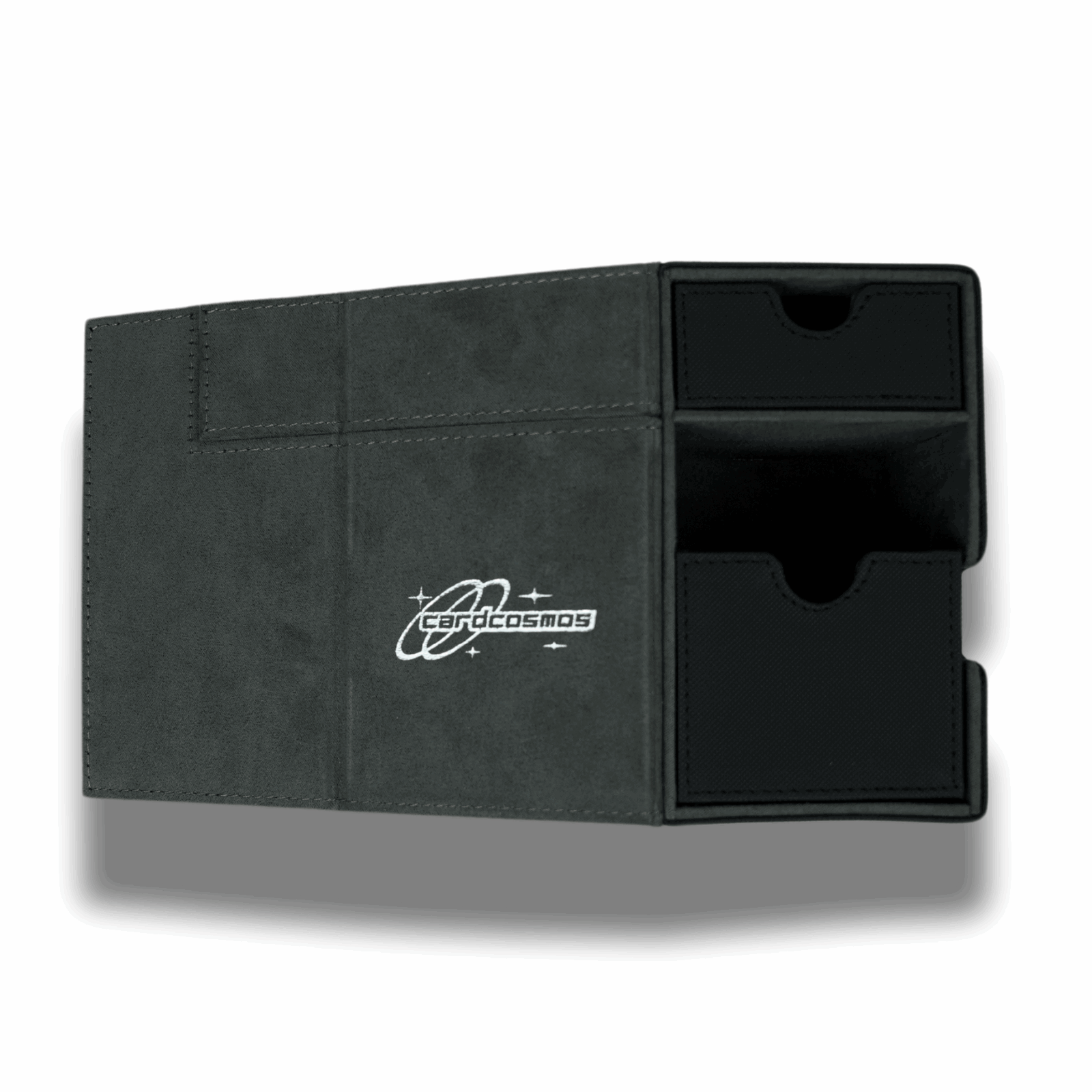 cardcosmos - 100+ Premium Deck Box with Dice Tray - cardcosmos