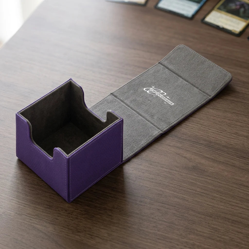 cardcosmos - 60+ Premium Toploader Deck Box - Lila