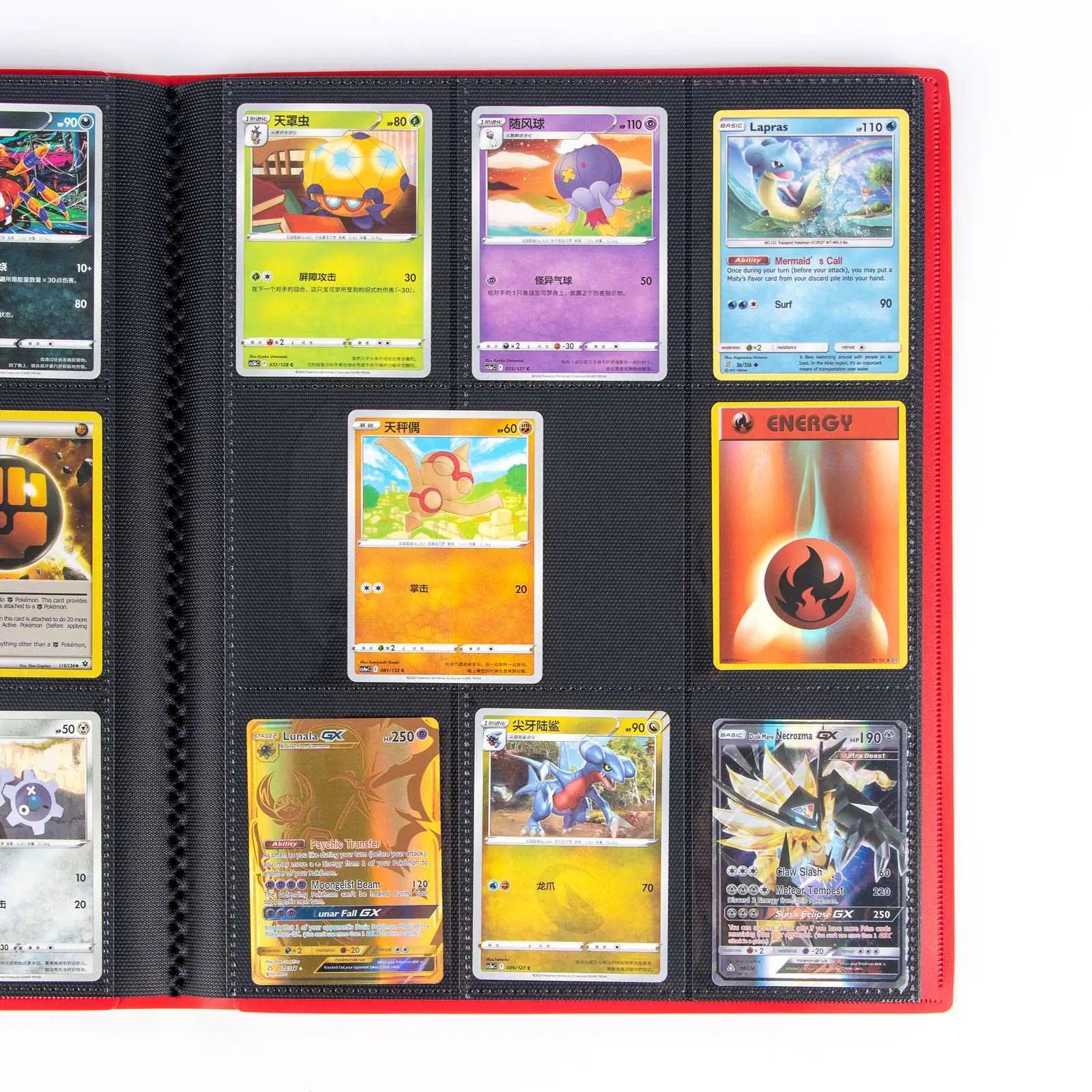 cardcosmos - 9 Pocket Basic Strap Binder - Rot