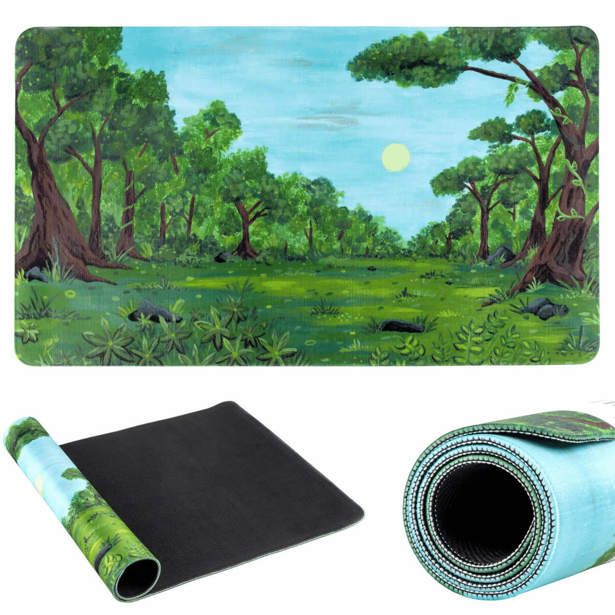 cardcosmos - Artwork Premium Playmat - Forest Sunrise