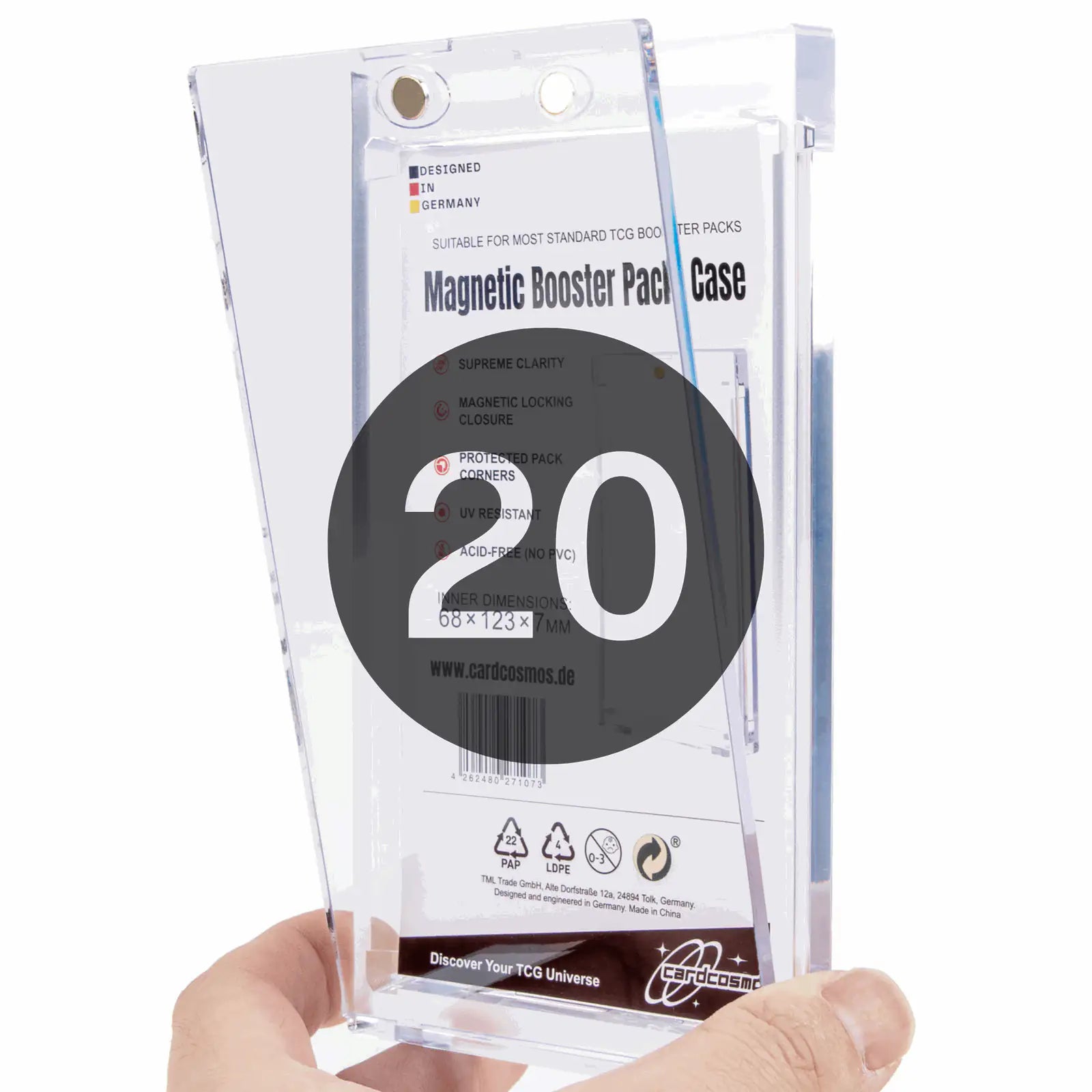 cardcosmos - Magnetic Booster Pack Case