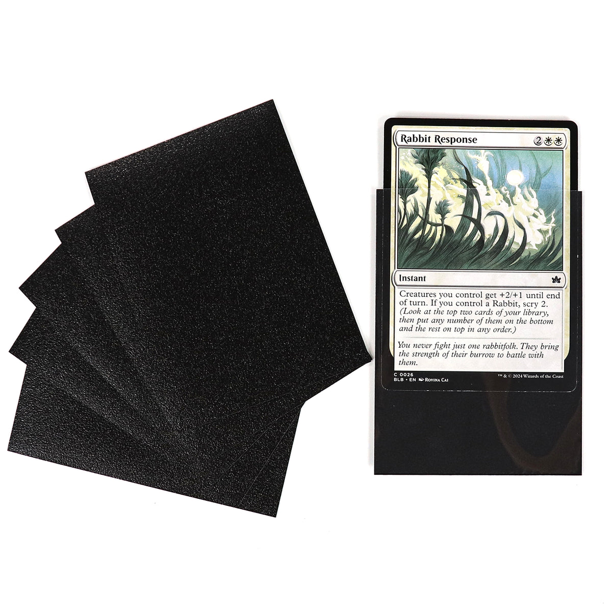 cardcosmos - Premium Matte Sleeves Black | 100stk