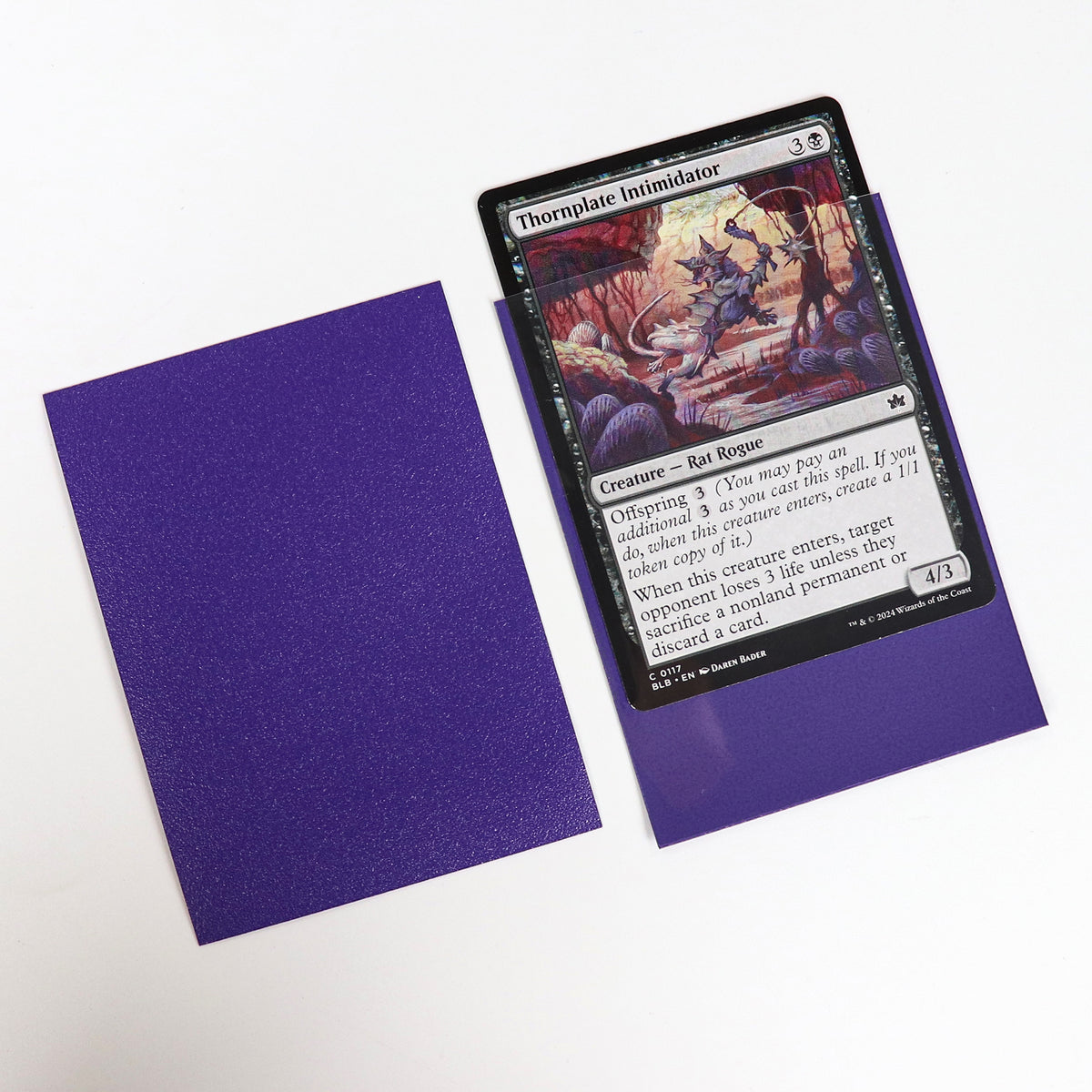 cardcosmos - Premium Matte Sleeves Purple | 100stk