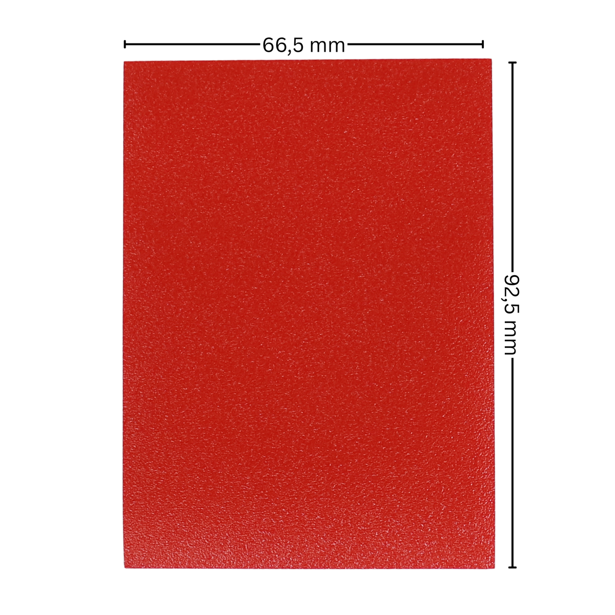 cardcosmos - Premium Matte Sleeves Red | 100stk
