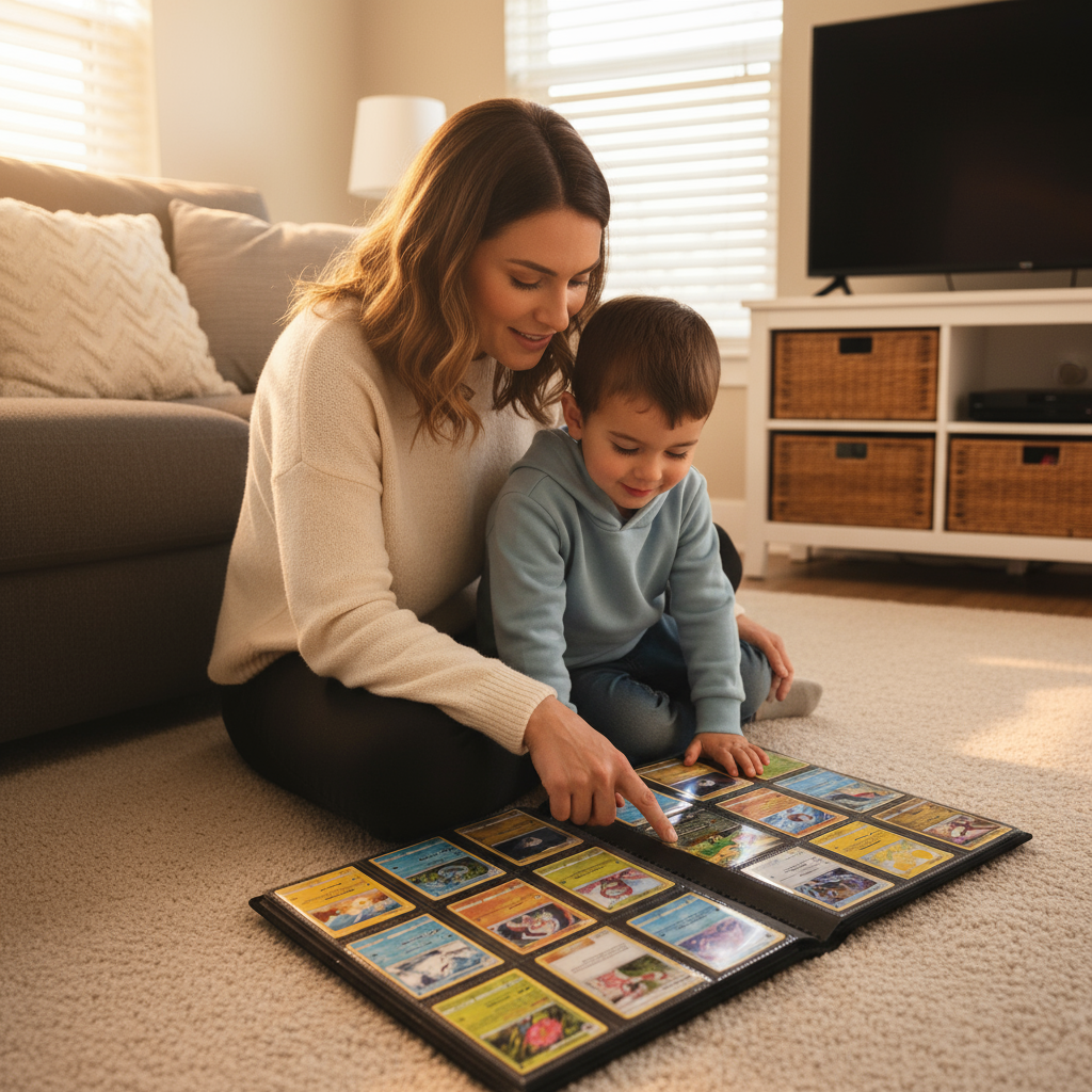 cardcosmos - 9 Pocket Basic Strap Binder - Black